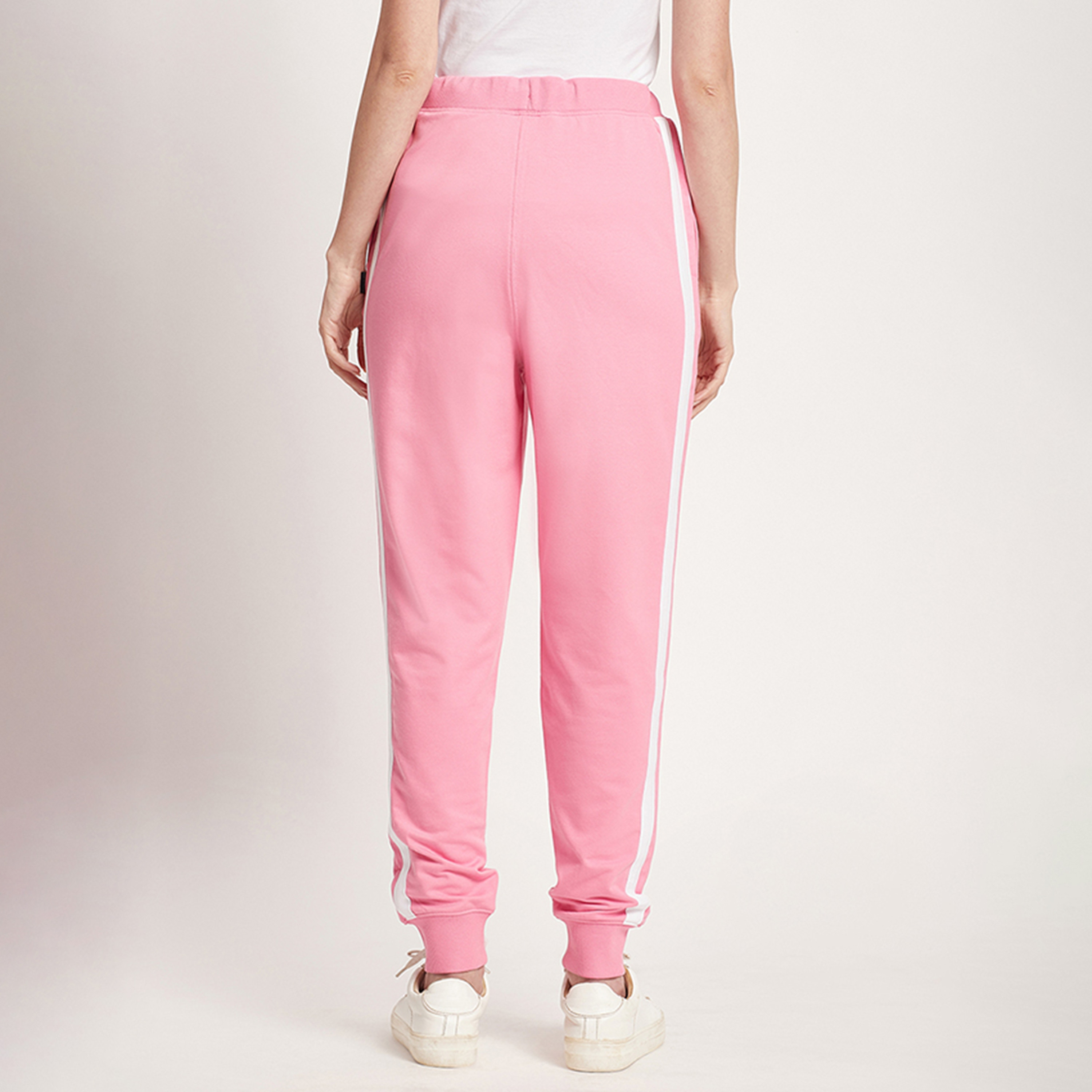 Beverly Hills Polo Club Logo Mid Waist Drawstring Joggers-women-clothing-bottoms-joggers-image-4