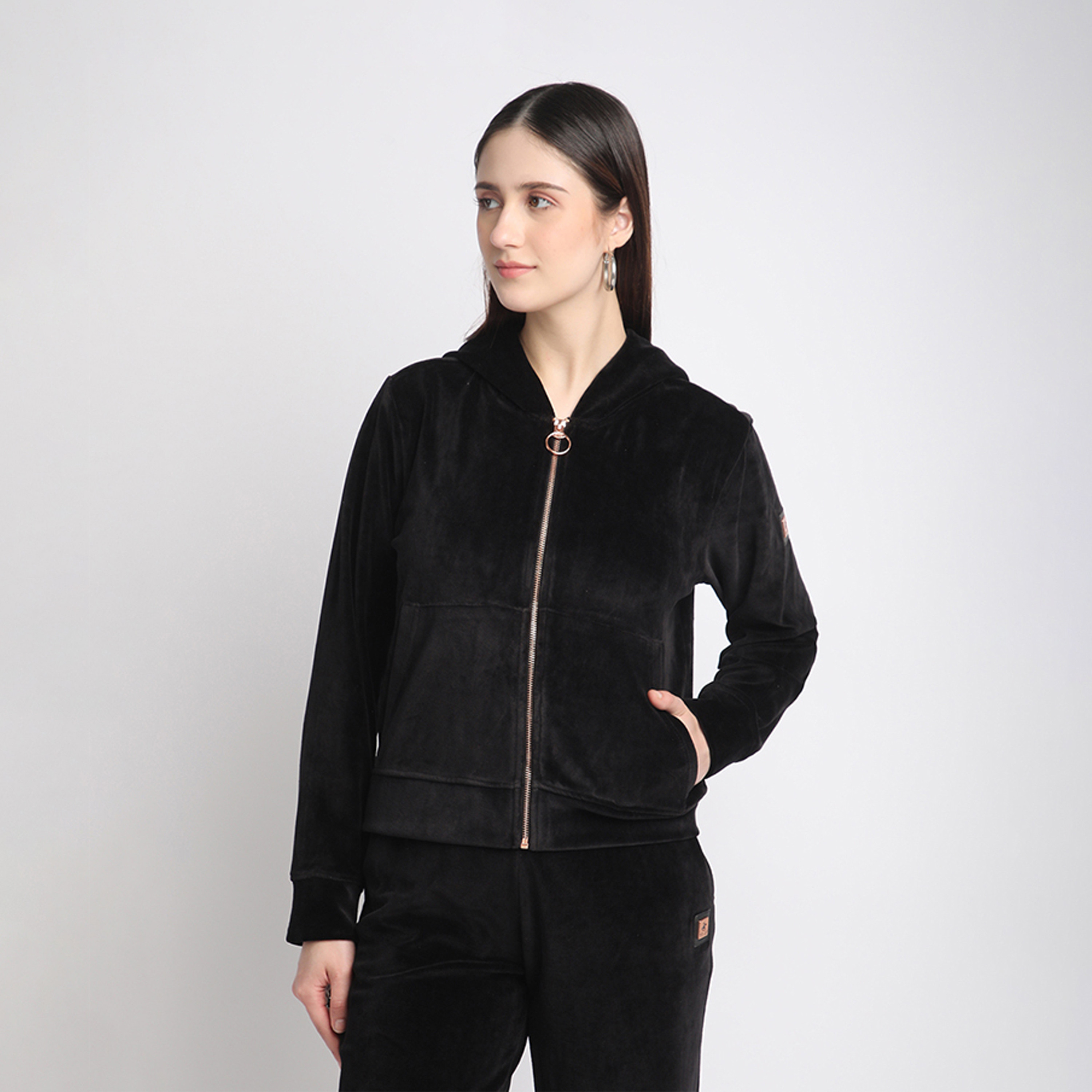 بيفرلي هيلز كلوب-  هوديي للنساء بسحاب أمامي للإغلاق-women-winterwear-hoodiesandsweatshirts-hoodies-image-1