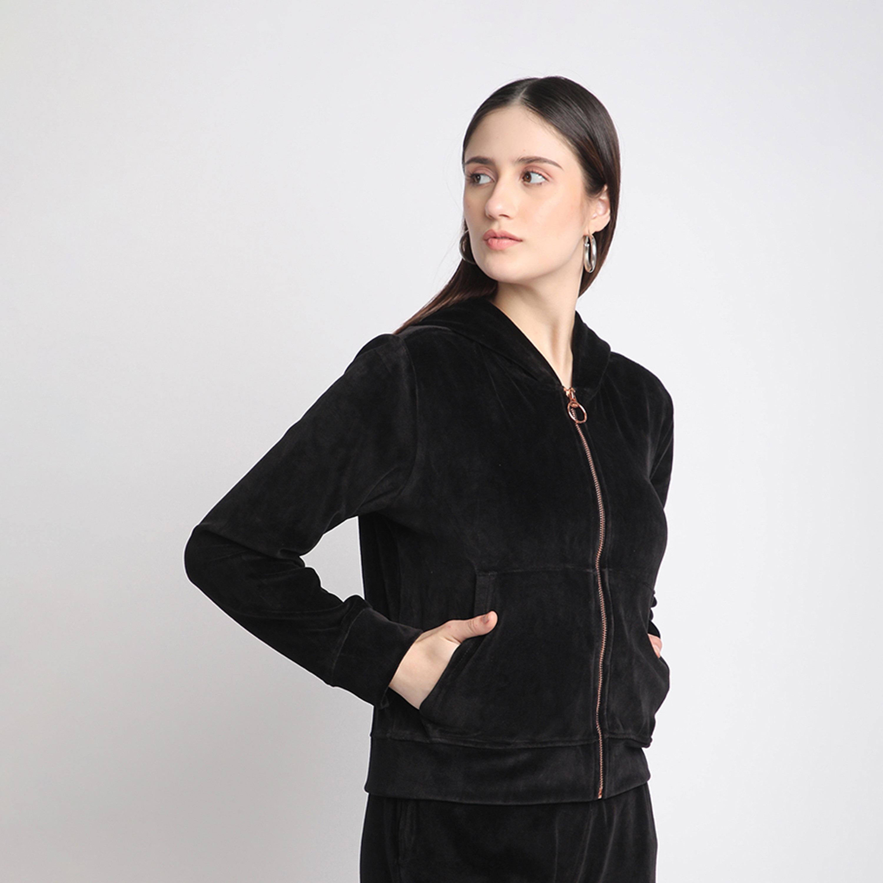 بيفرلي هيلز كلوب-  هوديي للنساء بسحاب أمامي للإغلاق-women-winterwear-hoodiesandsweatshirts-hoodies-image-3