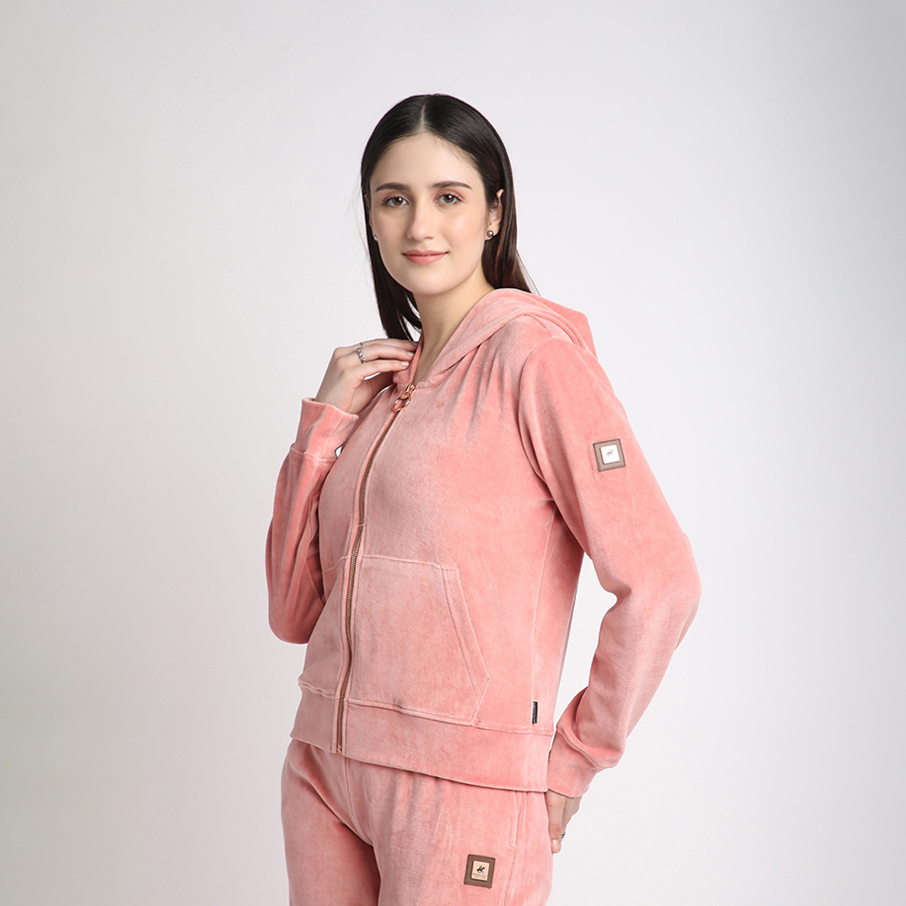 بيفرلي هيلز كلوب-  هوديي للنساء بسحاب أمامي للإغلاق-women-winterwear-hoodiesandsweatshirts-hoodies-image-10