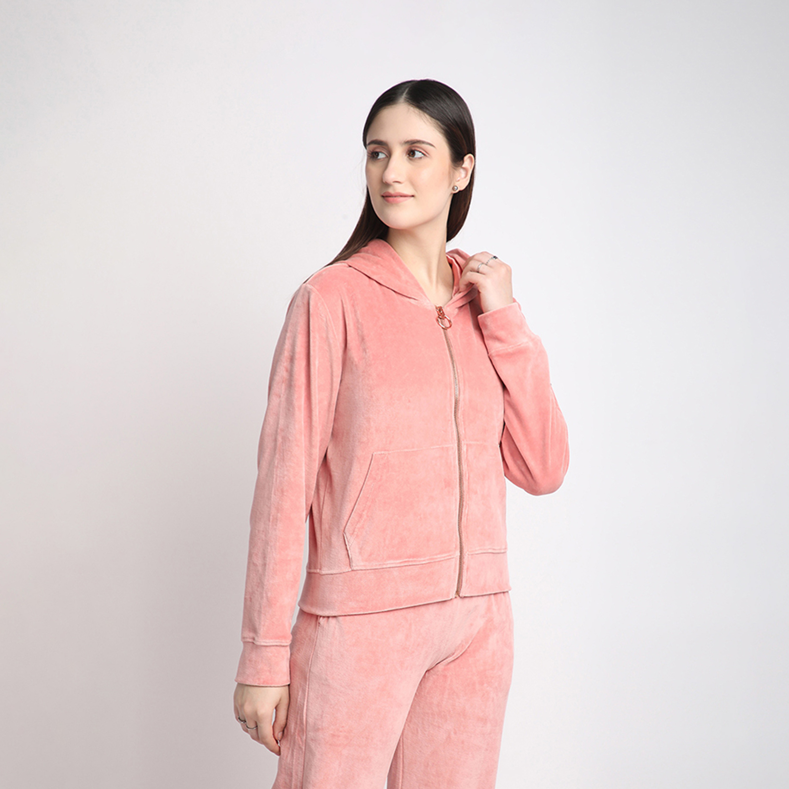 بيفرلي هيلز كلوب-  هوديي للنساء بسحاب أمامي للإغلاق-women-winterwear-hoodiesandsweatshirts-hoodies-image-11