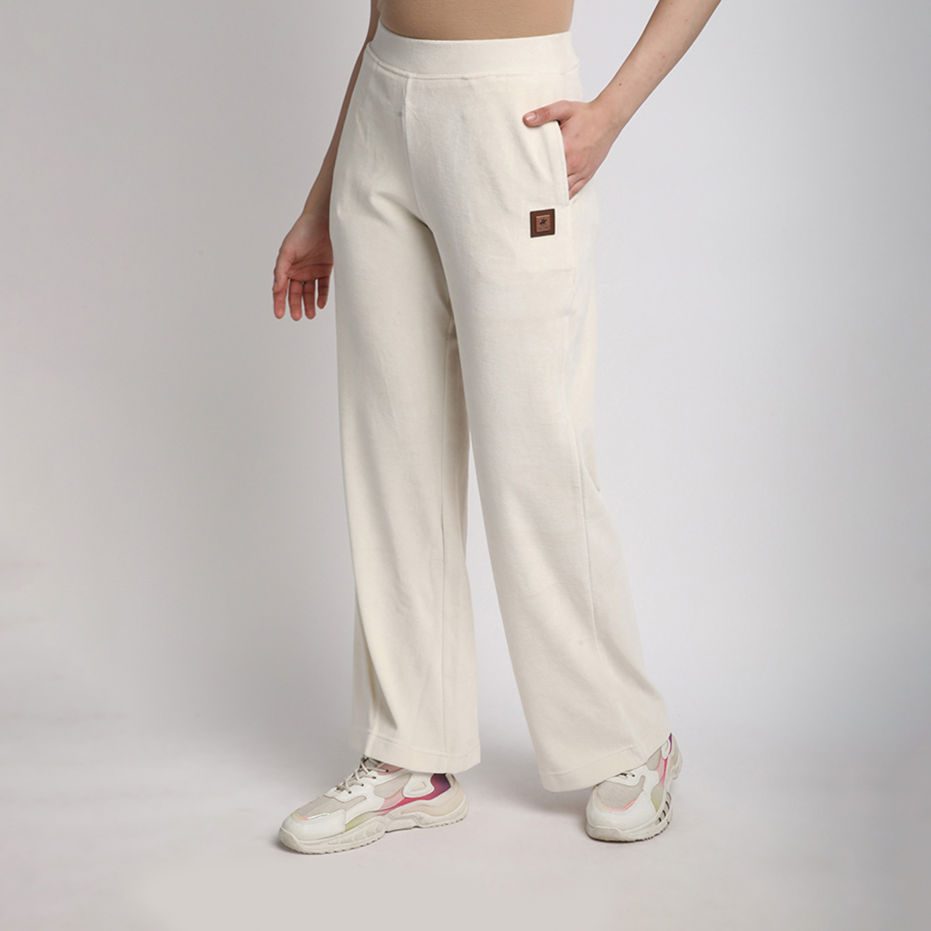Beverly Hills Polo Club Solid Flexi Waist Wide Leg Pants-women-clothing-bottoms-joggers-image-6