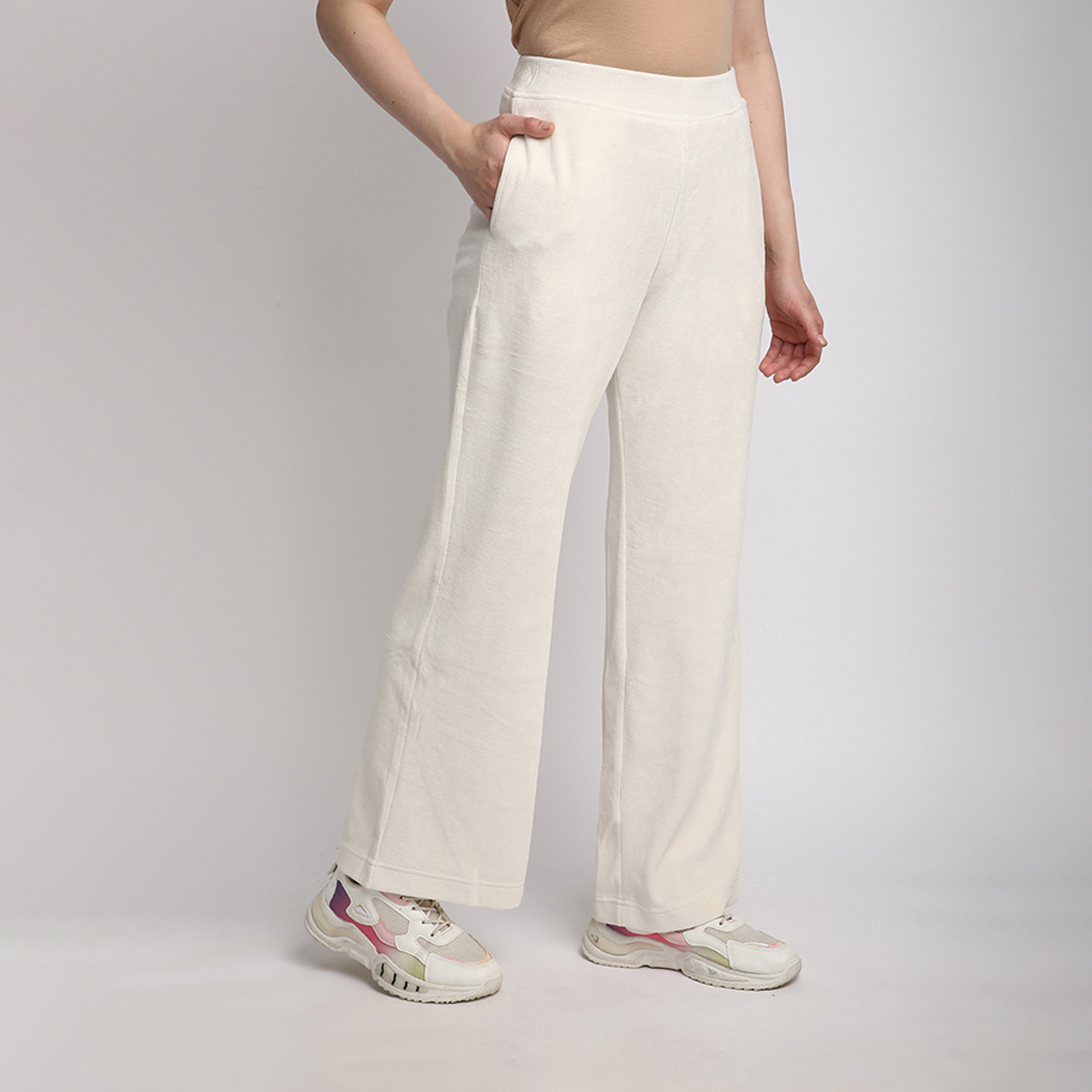 Beverly Hills Polo Club Solid Flexi Waist Wide Leg Pants-women-clothing-bottoms-joggers-image-7
