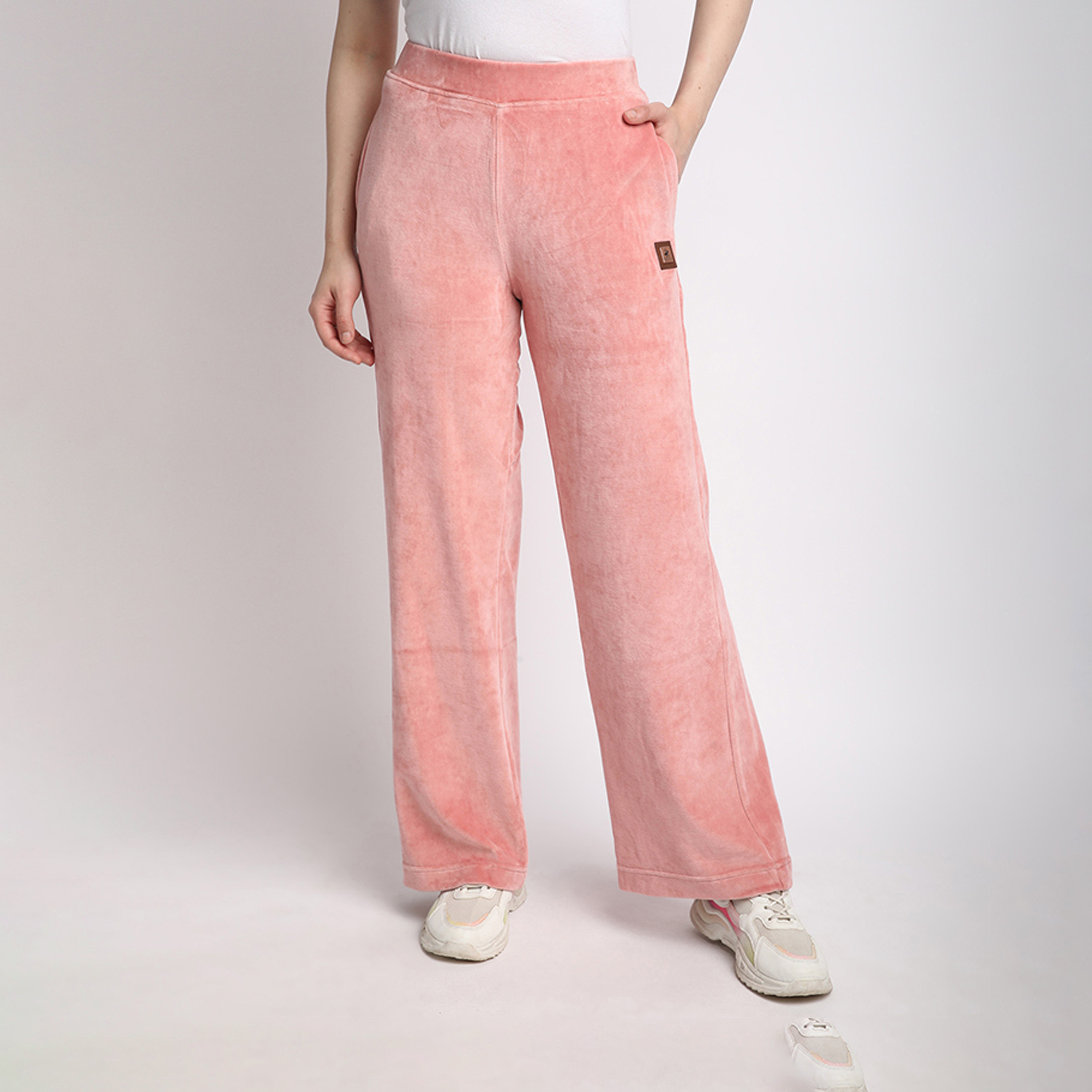 Beverly Hills Polo Club Solid Flexi Waist Wide Leg Pants-women-clothing-bottoms-joggers-image-9