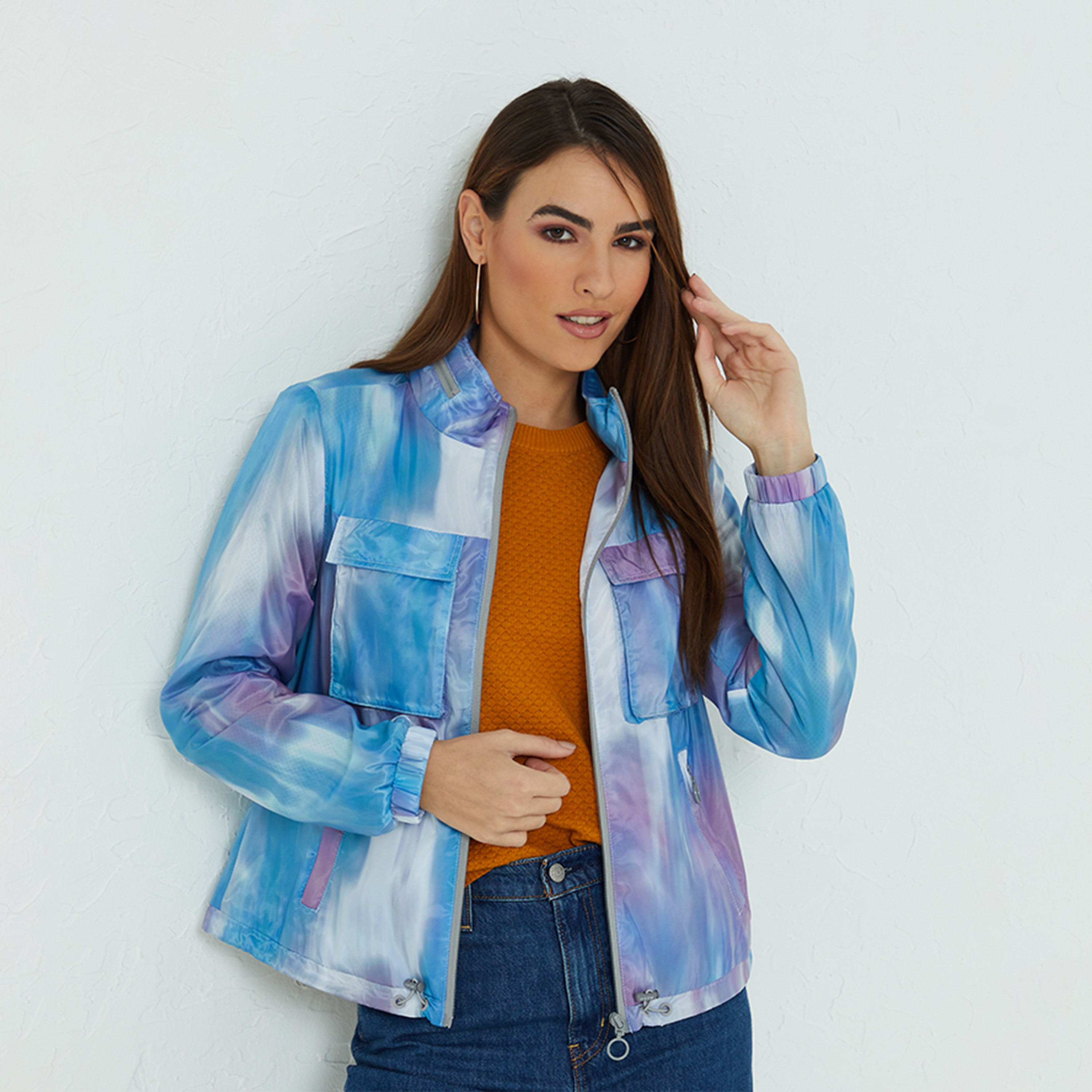 Beverly Hills Polo Club Women's Turtle Neck Jacket with Metallic Finish-PROMO_CP_BHPC_101125-image-1