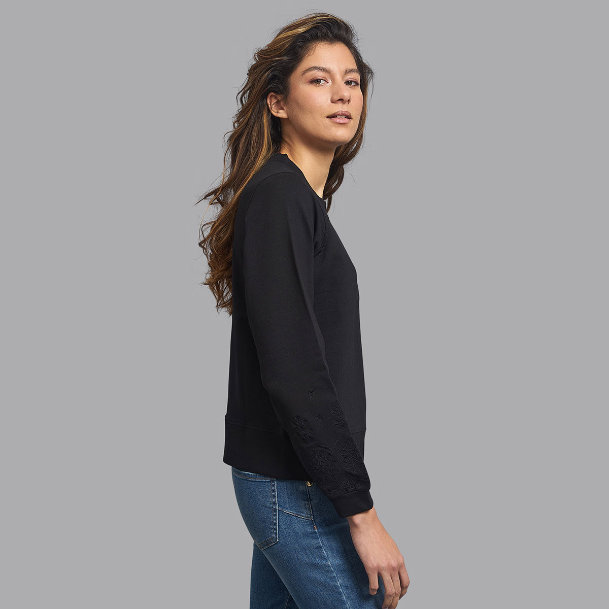 بلوفر بيفرلي هيلز بولو كلوب سادة مع لون أسود بياقة مستديرة للنساء-women-clothing-cardigansandjumpers-jumpers-image-5