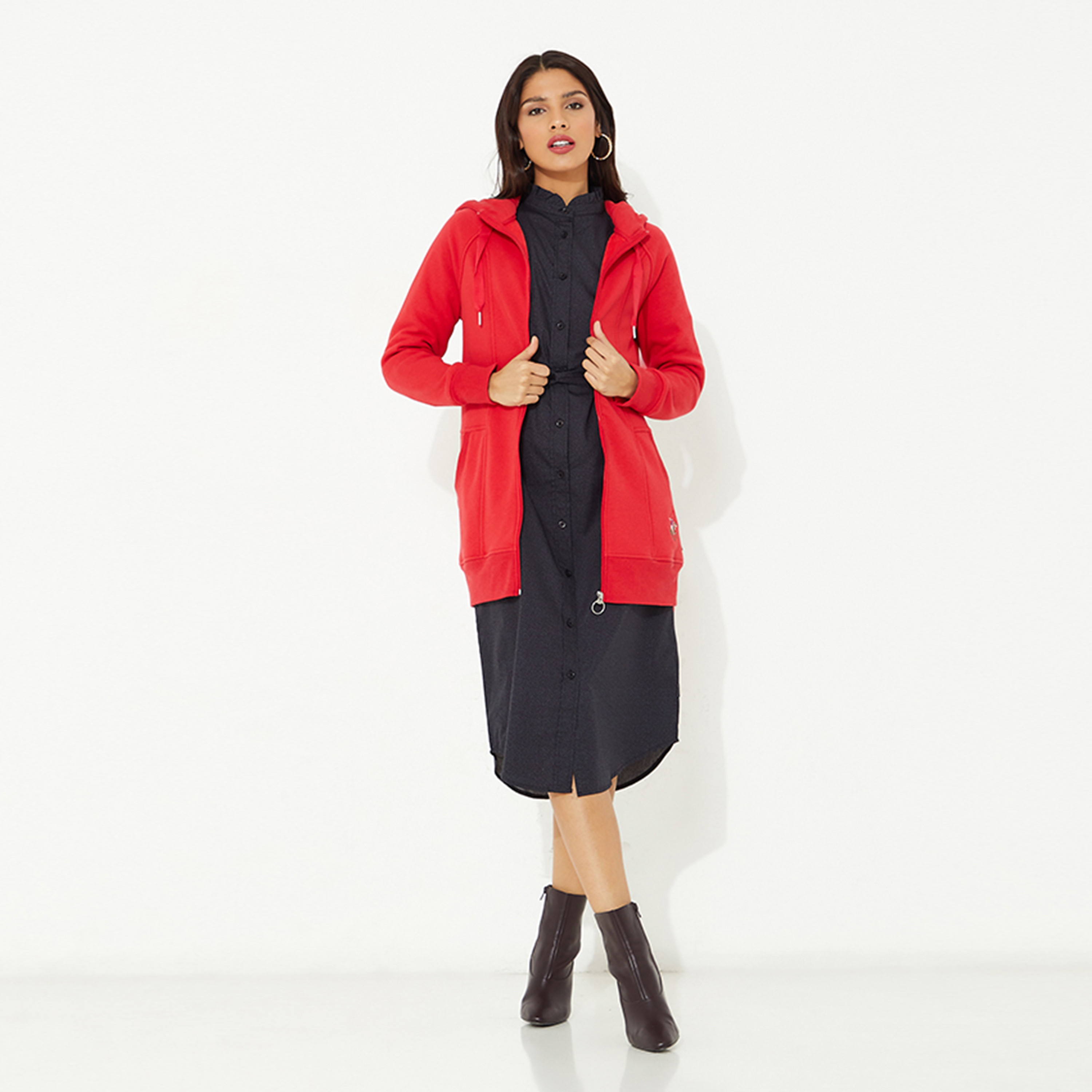 بيفرلي هيلز بولو كلوب-  هودي صوف نسائي سادة بسحّاب-women-clothing-hoodiesandsweatshirts-hoodies-image-9