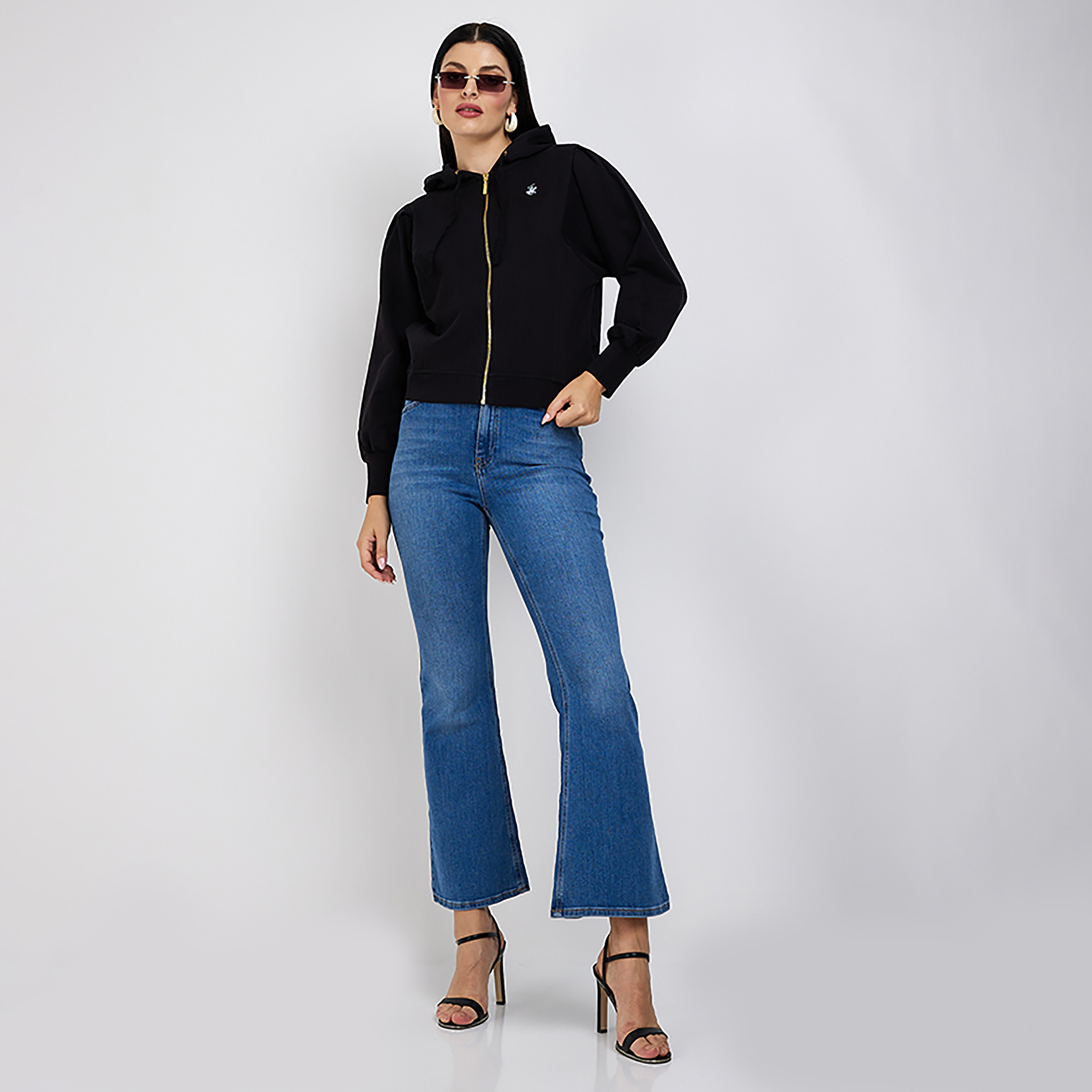  هودي مع لوجو بيفرلي هيلز بولو كلوب بسحاب كامل واكمام طويلة-women-clothing-hoodiesandsweatshirts-hoodies-image-2
