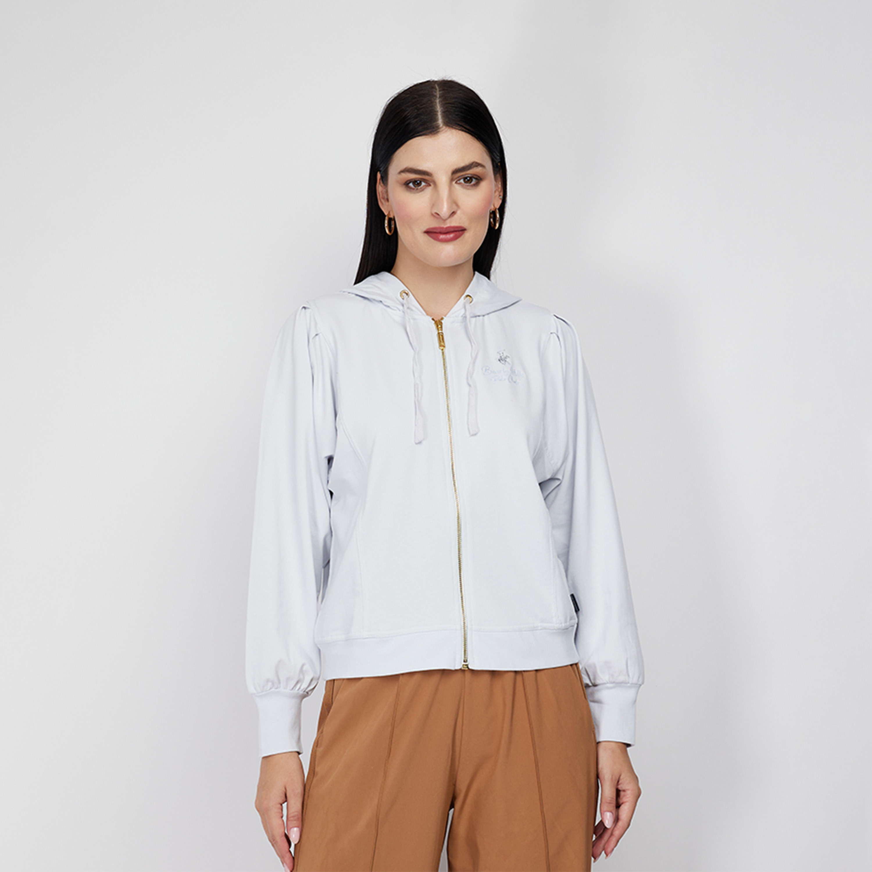 Beverly Hills Polo Club Women's Zip-Through Hoodie-women-winterwear-hoodiesandsweatshirts-hoodies-image-1