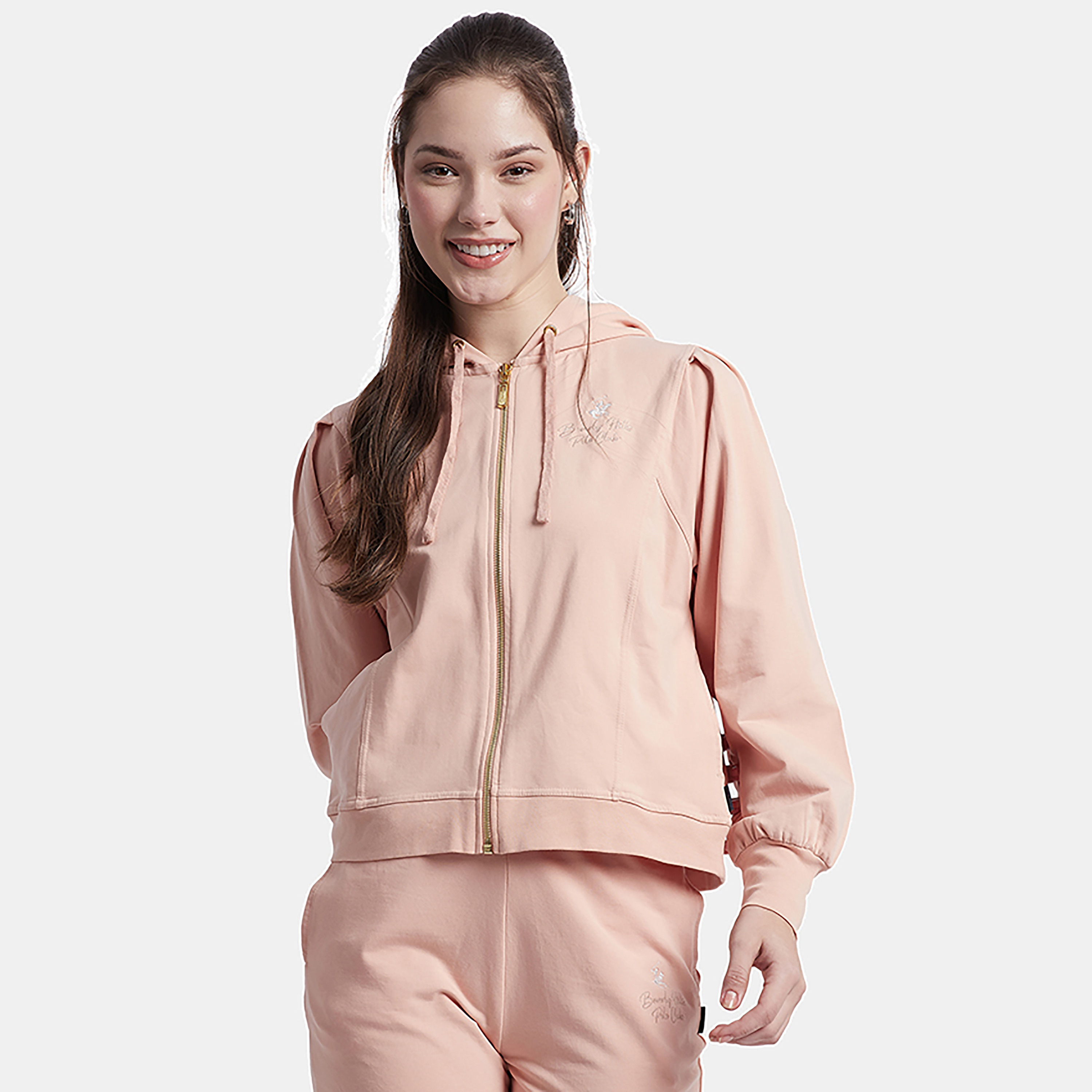  هودي مع لوجو بيفرلي هيلز بولو كلوب بسحاب كامل واكمام طويلة-women-clothing-hoodiesandsweatshirts-hoodies-image-5