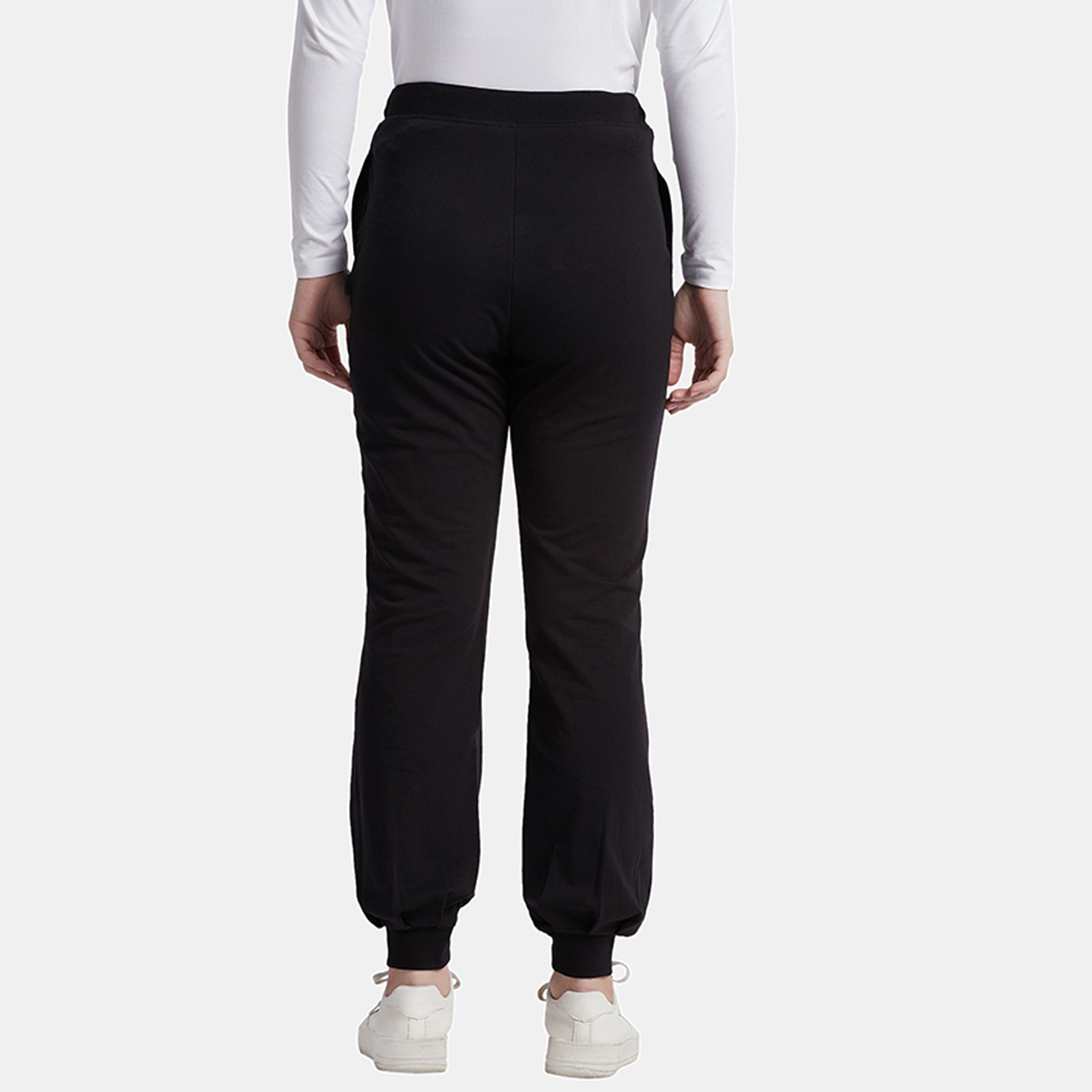 جوغرز من بيفرلي هيلز بولو كلوب برباط متوسط الارتفاع مع شعار-women-clothing-bottoms-joggers-image-4