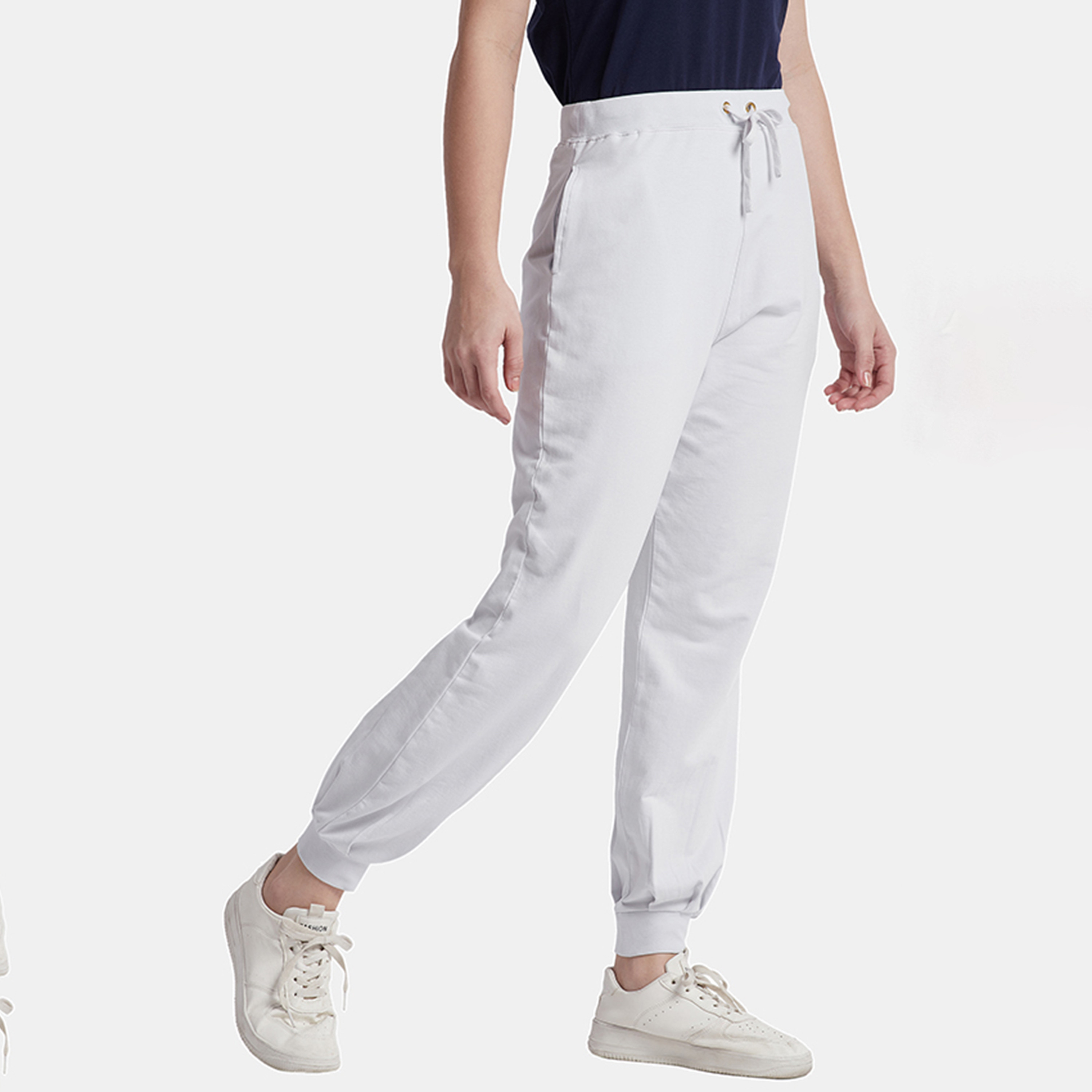 جوغرز من بيفرلي هيلز بولو كلوب برباط متوسط الارتفاع مع شعار-women-clothing-bottoms-joggers-image-9