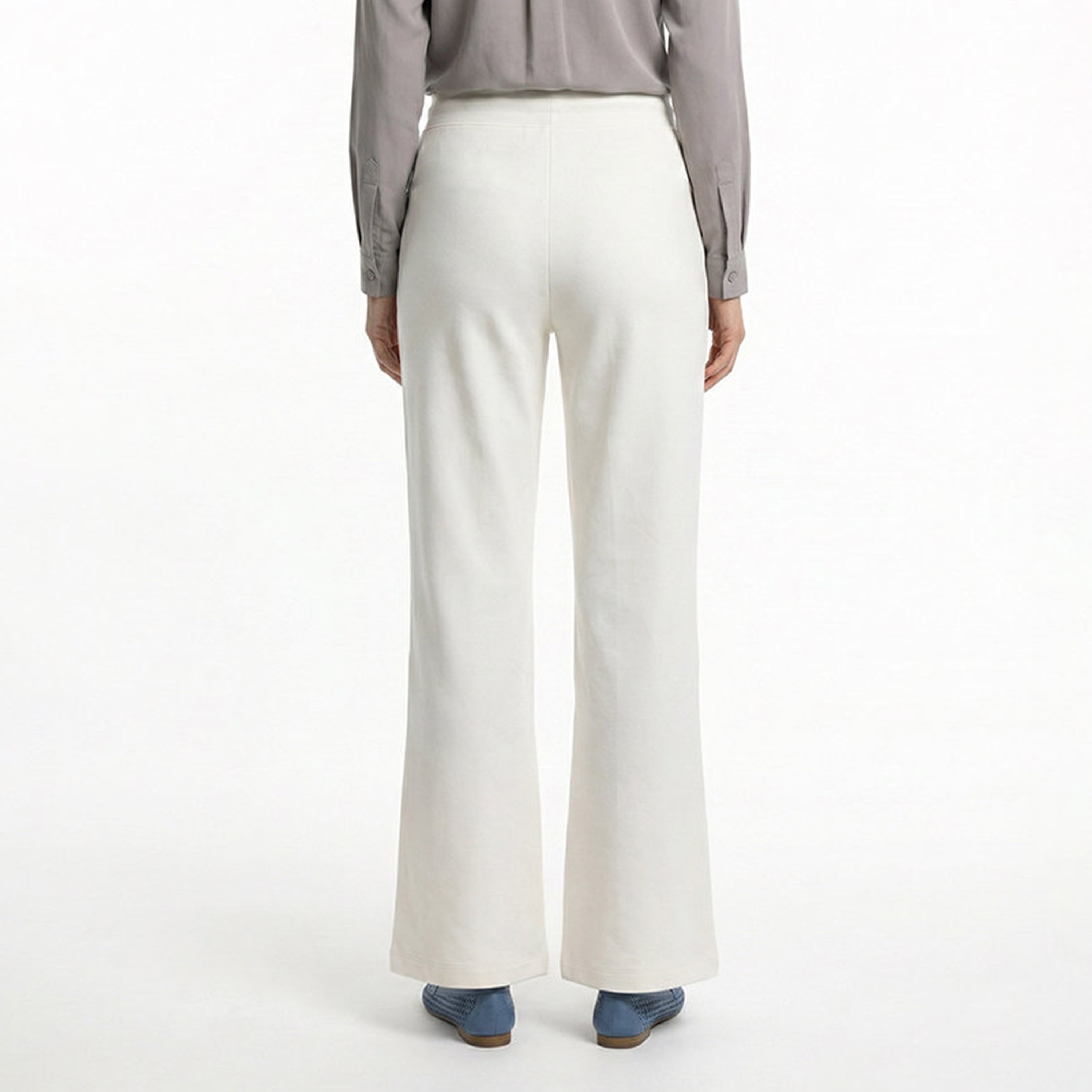 Beverly Hills Polo Club Plain High-Rise Drawstring Waist Women's Trousers-women-clothing-trousers-image-6