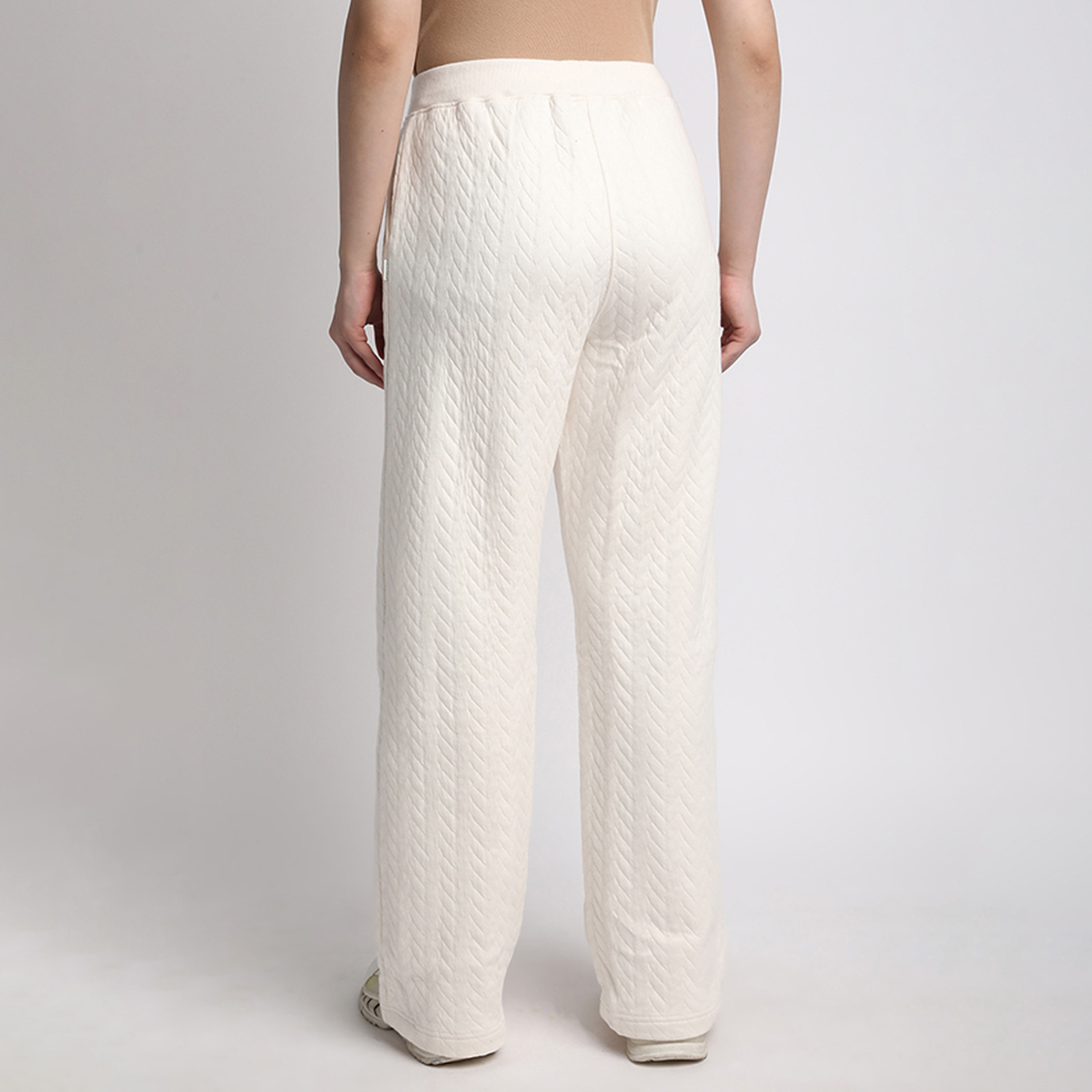 Beverly Hills Polo Club Textured High-Rise Drawstring Closure Women's Track Pants-women-clothing-bottoms-joggers-image-4