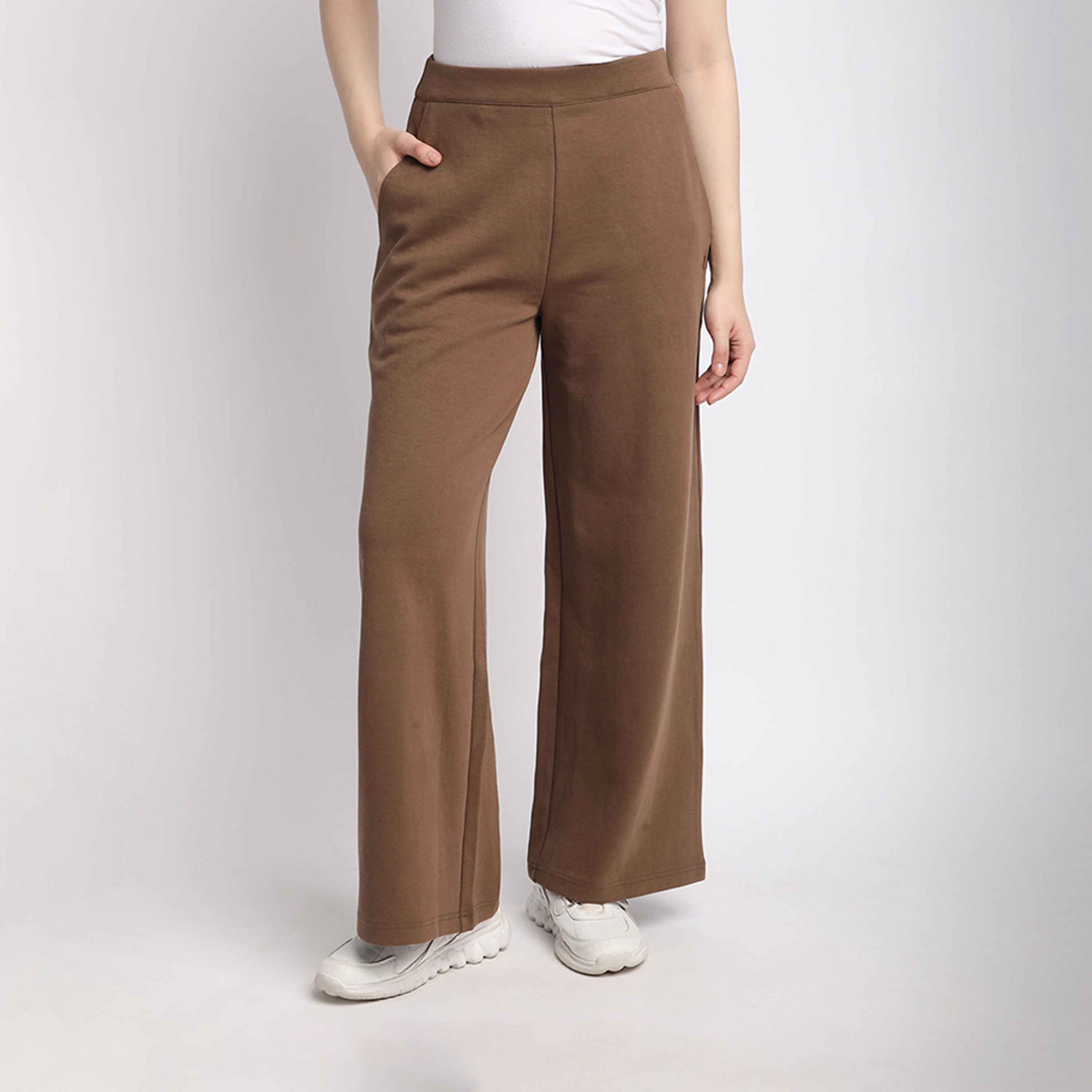 بيفرلي هيلز كلوب-  بنطال بخصر مرن وواسع الساق-women-clothing-bottoms-trousers-image-5