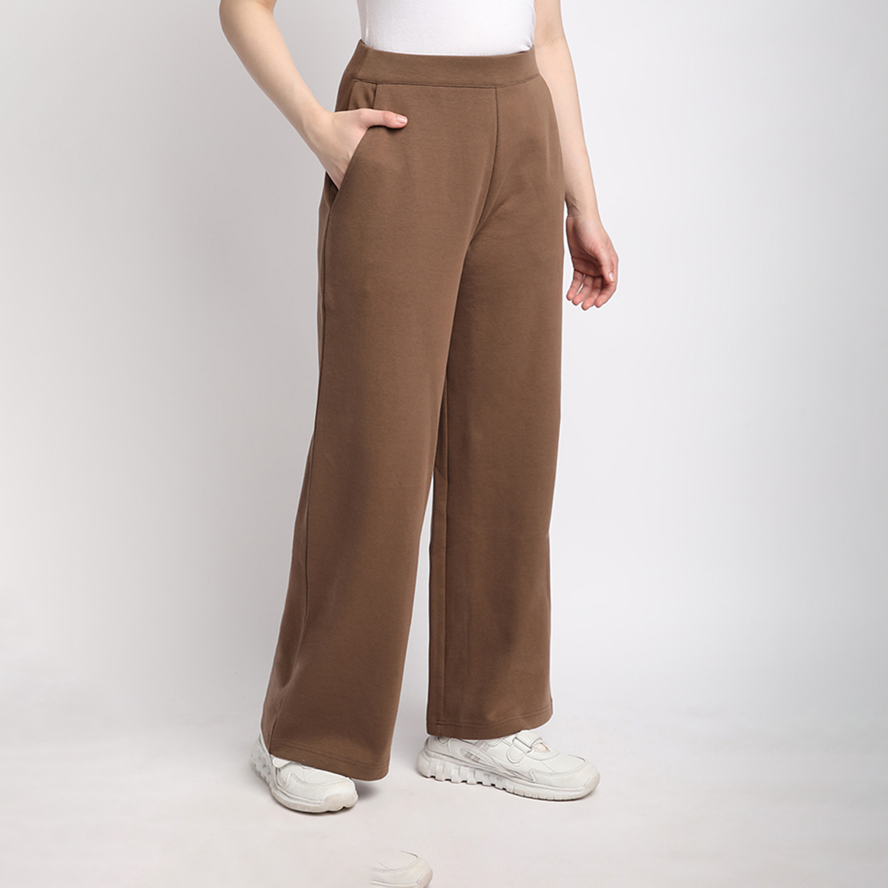 بيفرلي هيلز كلوب-  بنطال بخصر مرن وواسع الساق-women-clothing-bottoms-trousers-image-7