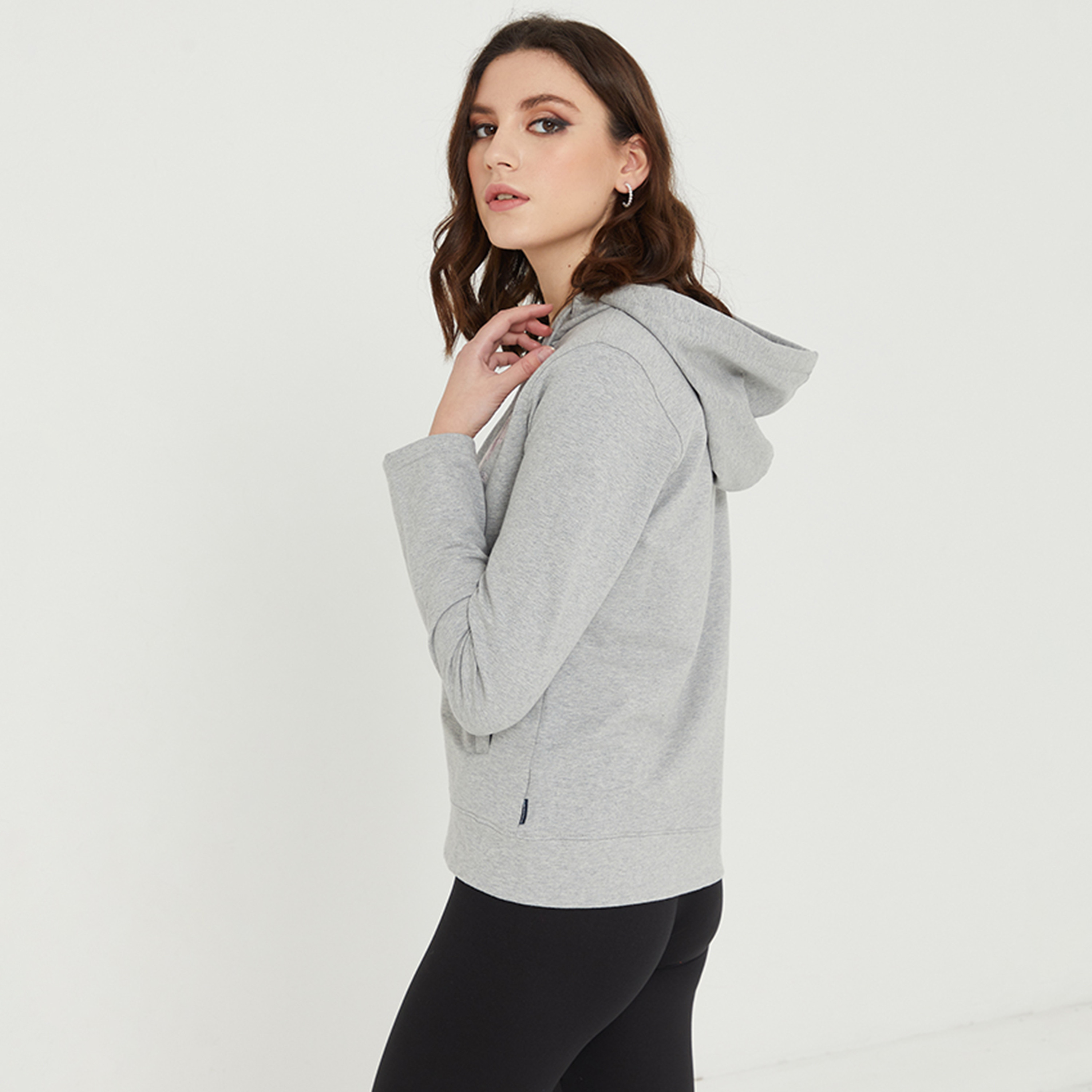 هودي بسحاب من بيفرلي هيلز بولو كلوب بشعار مع جيب منفصل بأكمام طويلة-women-clothing-hoodiesandsweatshirts-hoodies-image-4