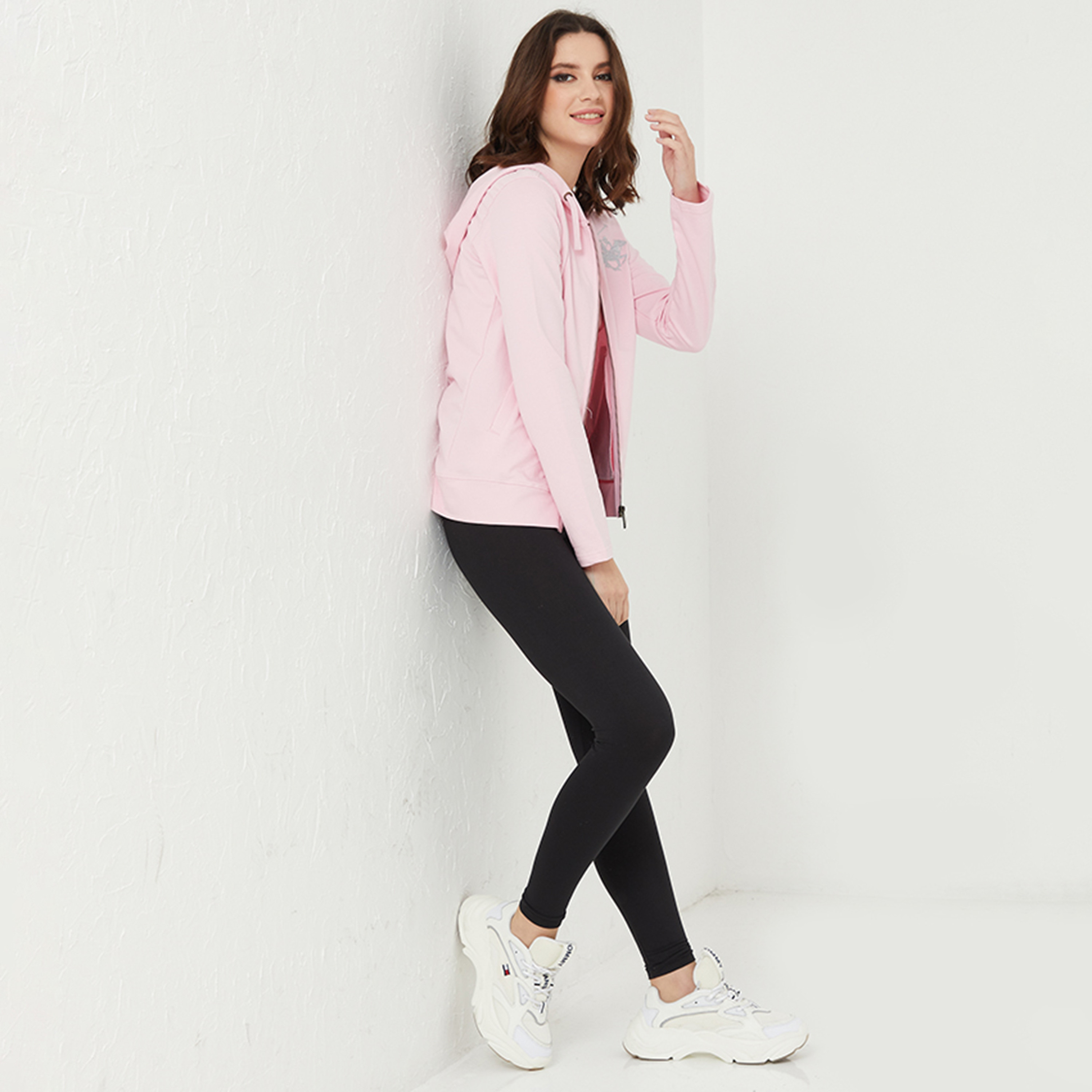 هودي بسحاب من بيفرلي هيلز بولو كلوب بشعار مع جيب منفصل بأكمام طويلة-women-clothing-hoodiesandsweatshirts-hoodies-image-6