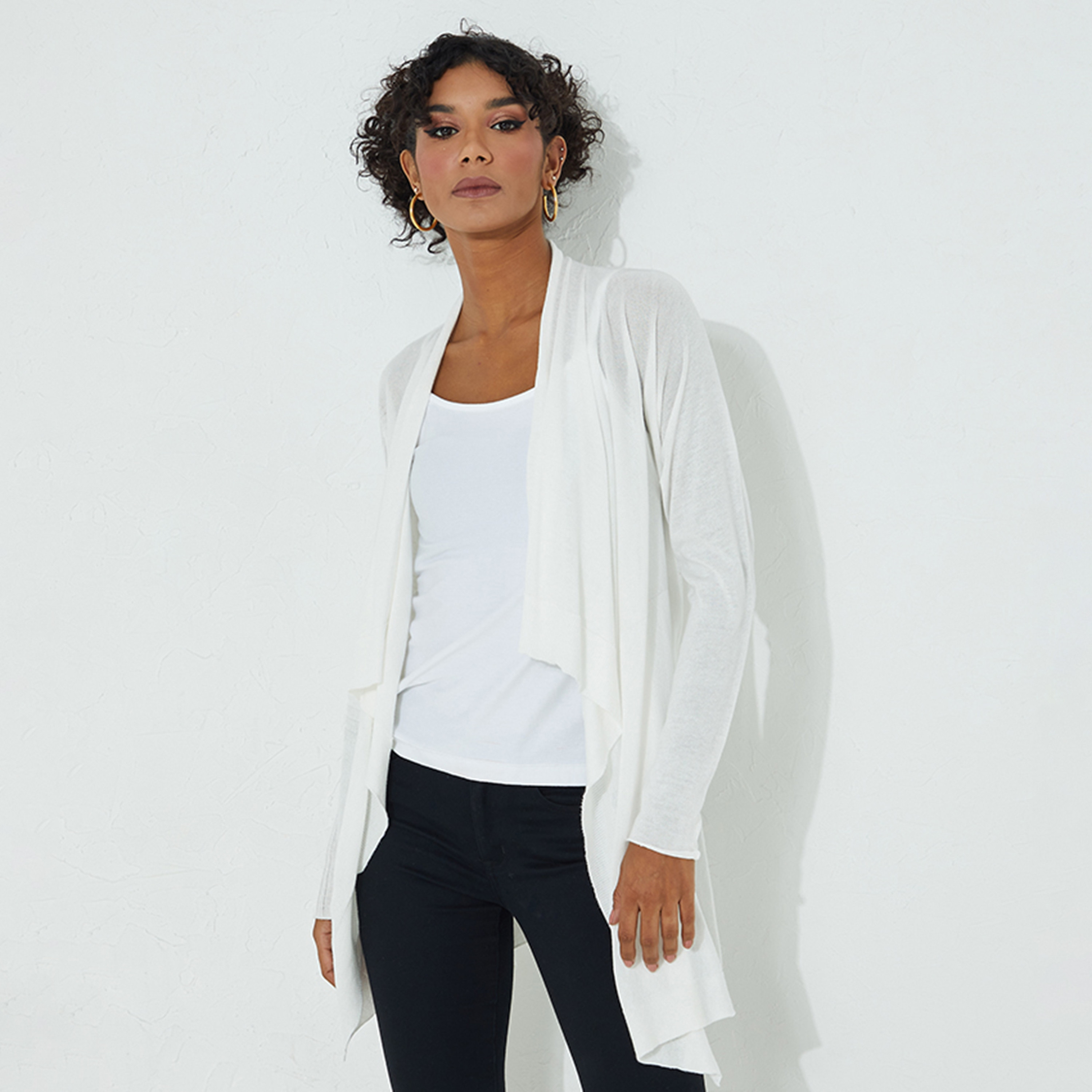 بيفرلي هيلز بولو كلوب-  كارديغان نسائي سادة قصير-women-clothing-shirtsandblouses-blouses-image-1