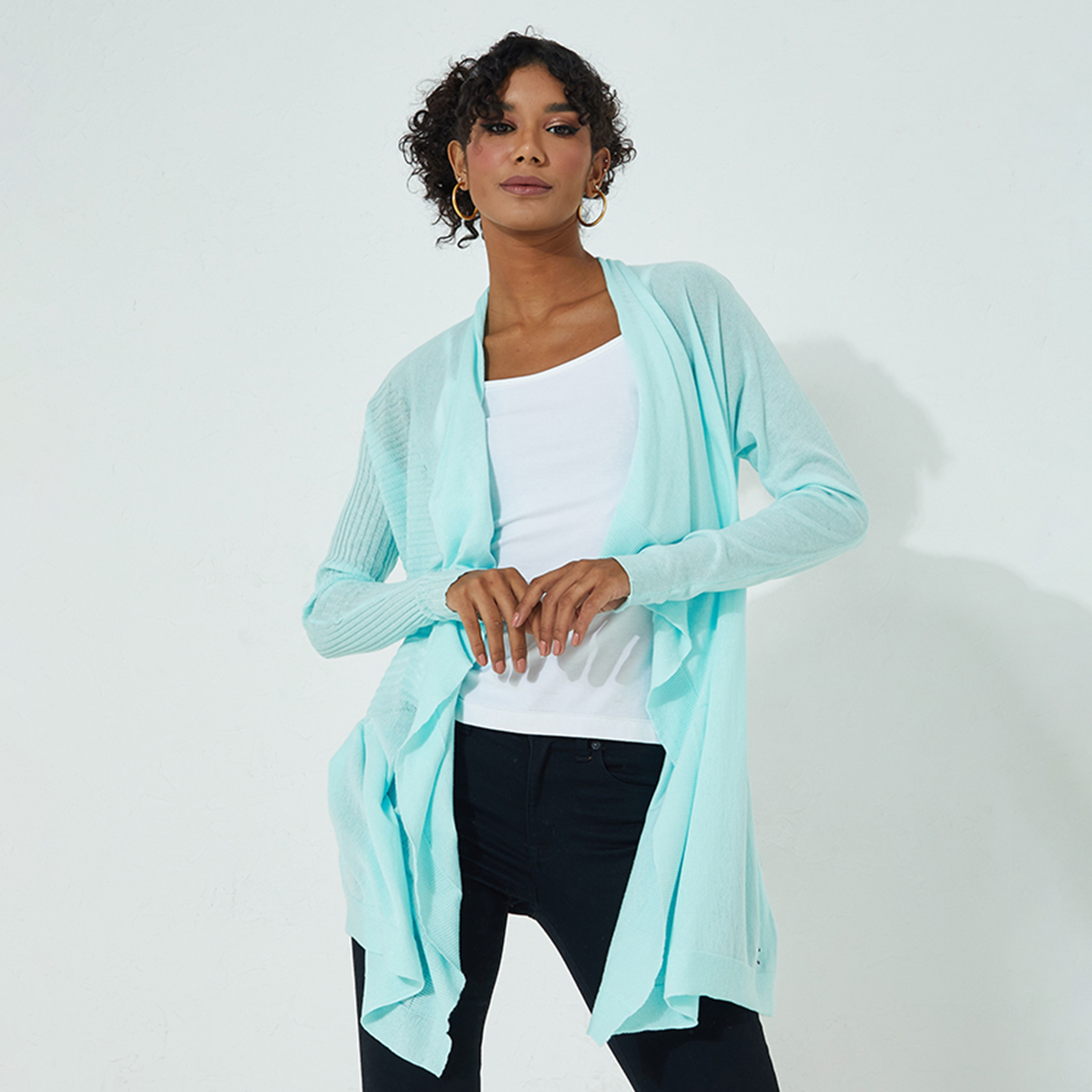 بيفرلي هيلز بولو كلوب-  كارديغان نسائي سادة قصير-women-clothing-shirtsandblouses-blouses-image-1