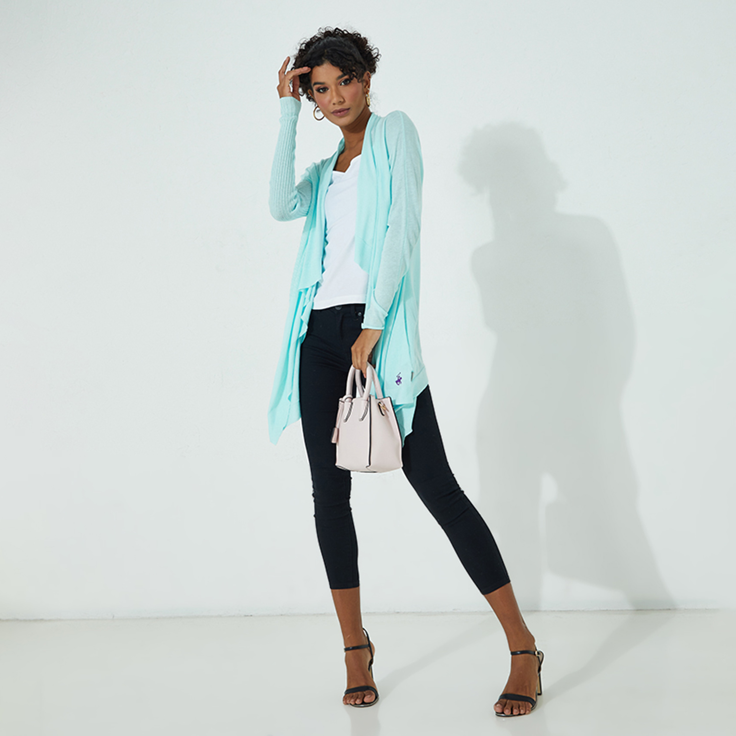 بيفرلي هيلز بولو كلوب-  كارديغان نسائي سادة قصير-women-clothing-shirtsandblouses-blouses-image-2