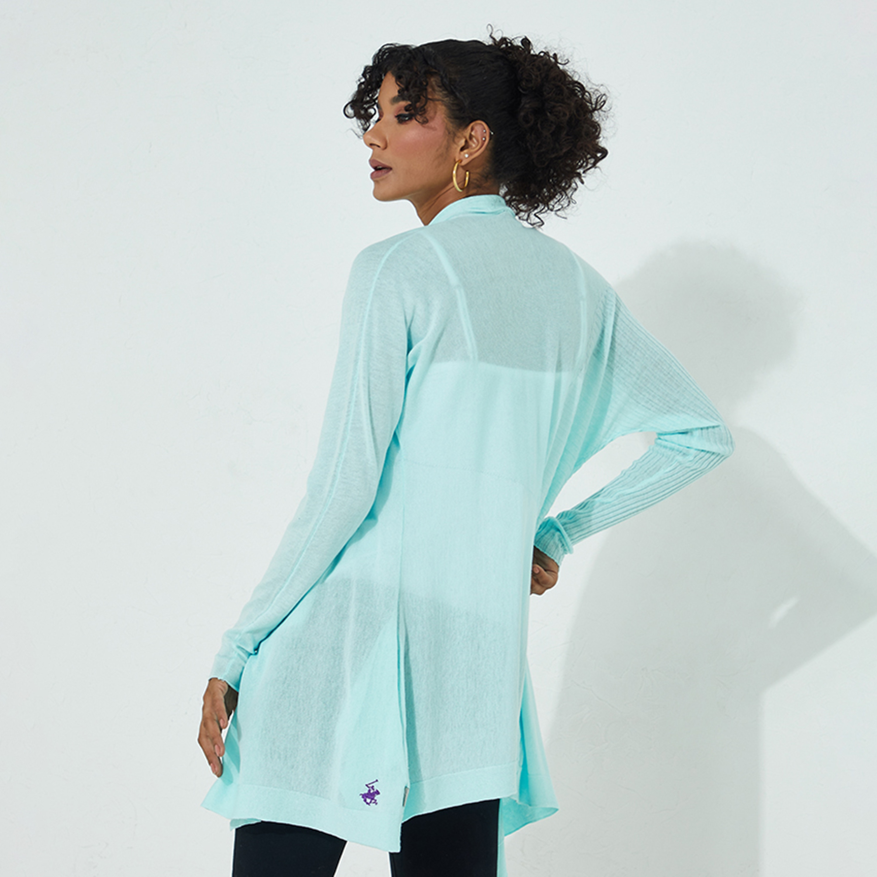 بيفرلي هيلز بولو كلوب-  كارديغان نسائي سادة قصير-women-clothing-shirtsandblouses-blouses-image-4
