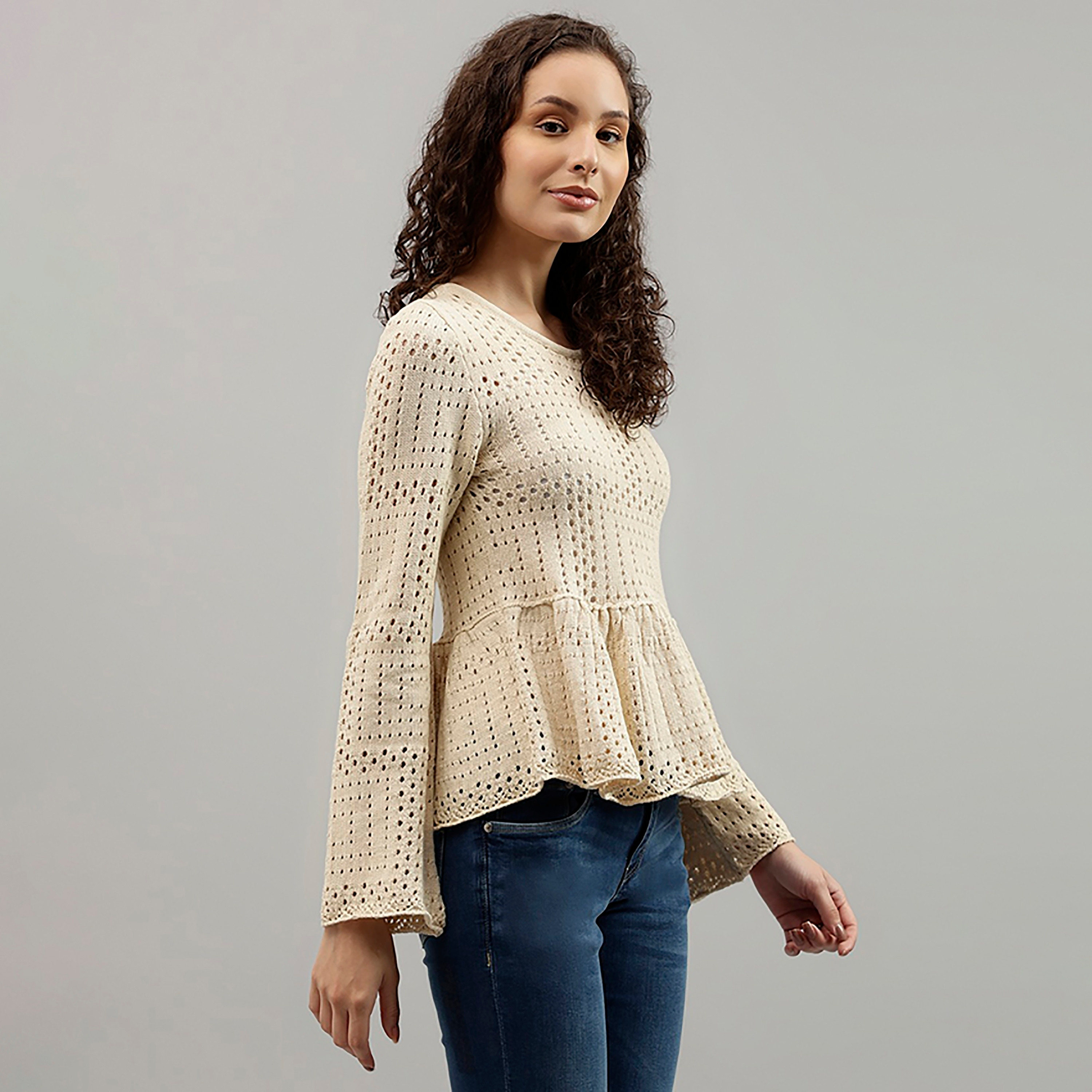 بيفرلي هيلز بولو كلوب محكم جولة الرقبة طويلة الأكمام المرأة بيبلوم السترة-women-clothing-cardigansandjumpers-jumpers-image-3