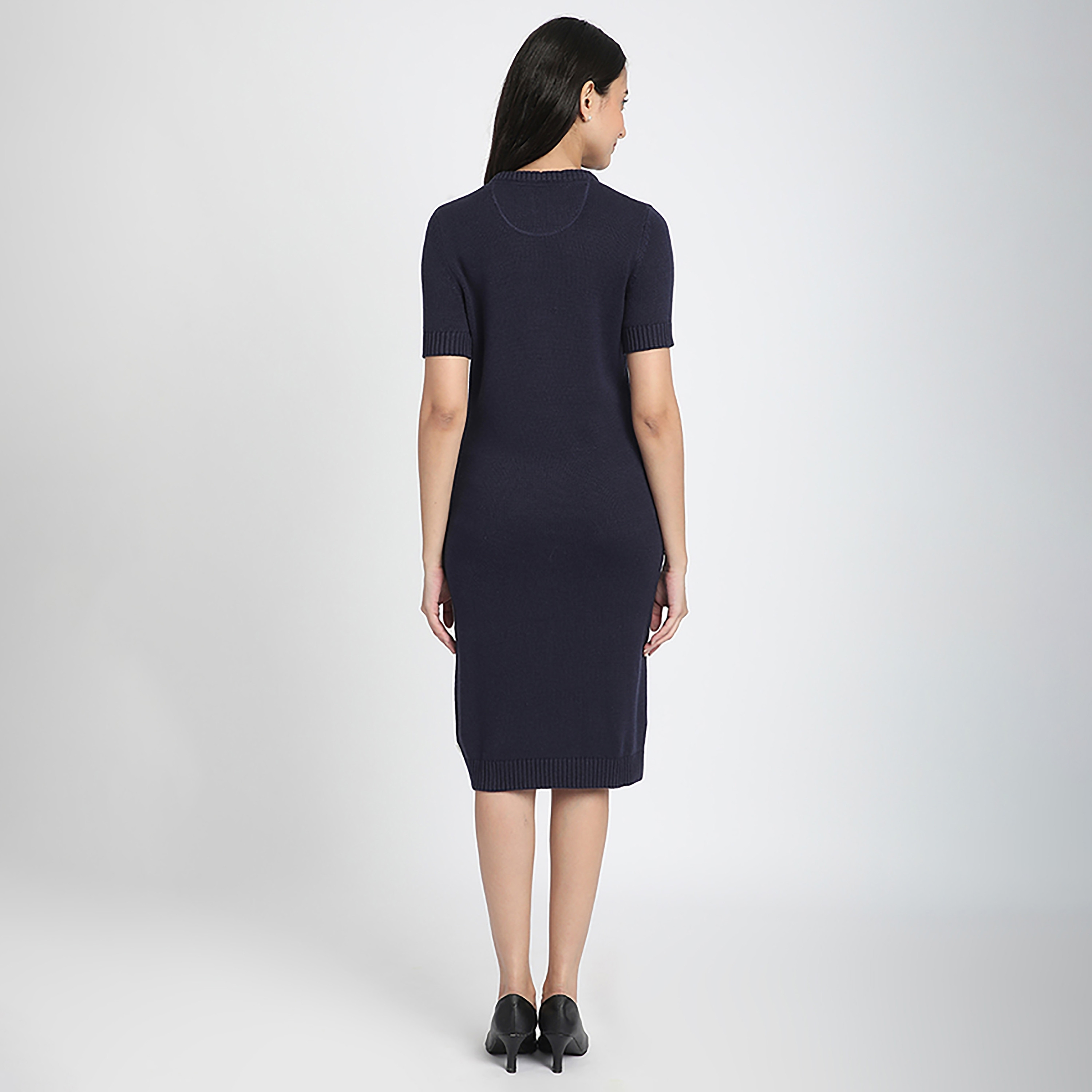 فستان نسائي متوسط الطول بطبعة شعار من بيفرلي هيلز بولو كلوب-women-clothing-dresses-image-4