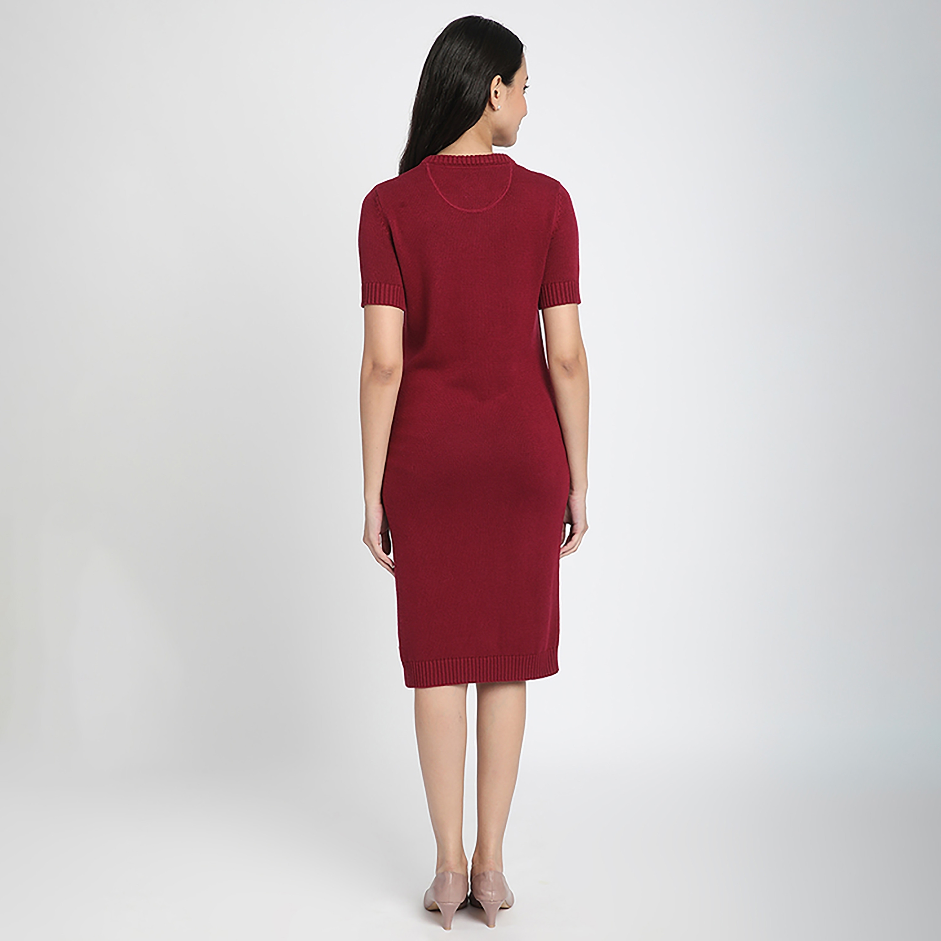فستان نسائي متوسط الطول بطبعة شعار من بيفرلي هيلز بولو كلوب-women-clothing-dresses-image-8