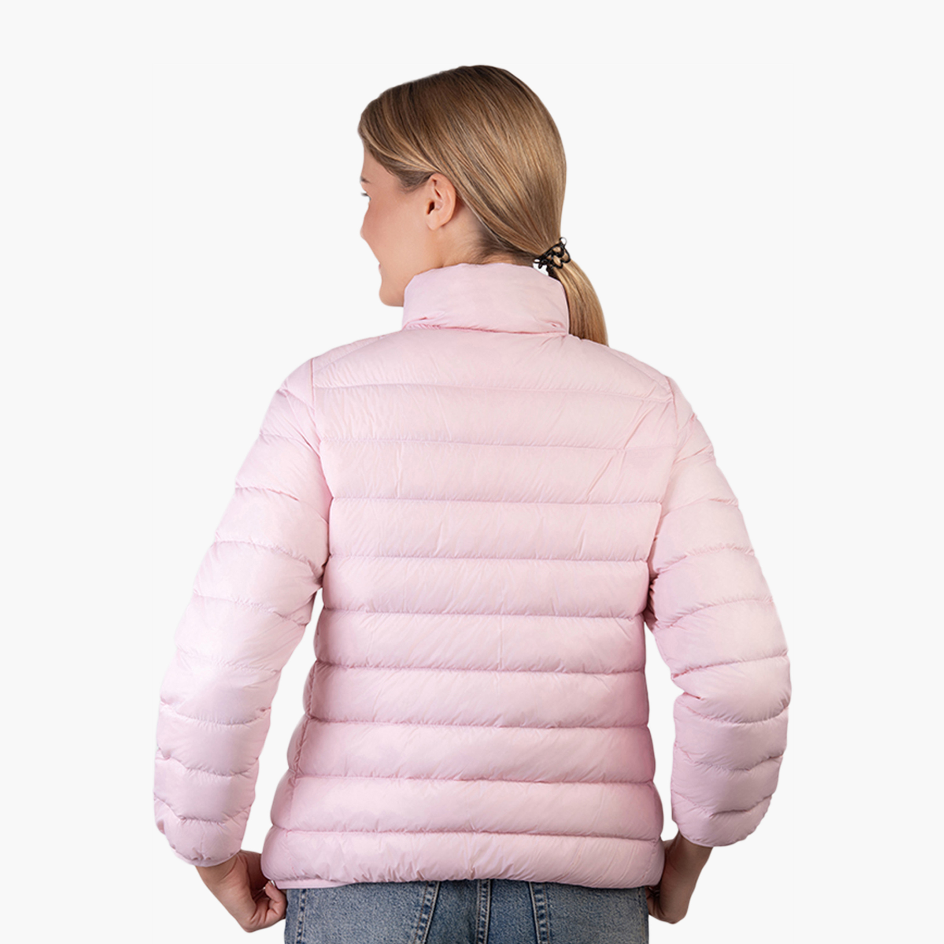 Beverly Hills Polo Club Plain High Neck Long Sleeves Women's Puffer Jacket-women-winterwear-coatsandjackets-jackets-image-8