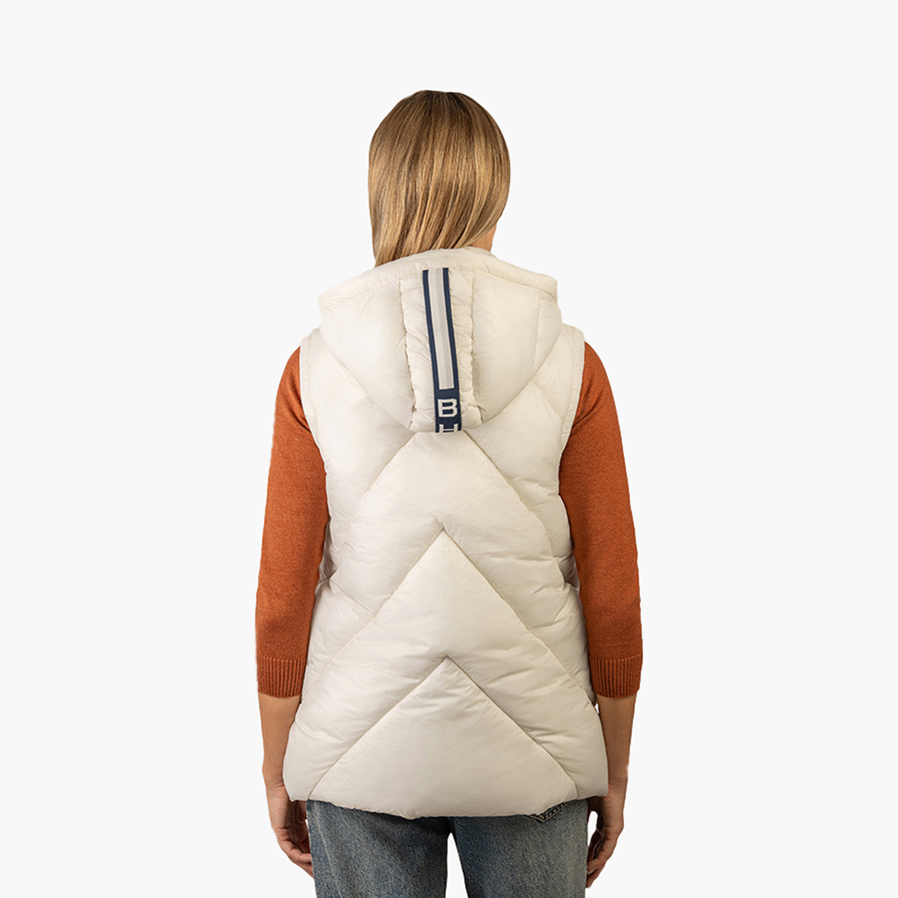 Beverly Hills Polo Club Plain Hooded Neck Sleeveless Women's Puffer Gilet-women-clothing-coatsandjackets-jackets-image-4