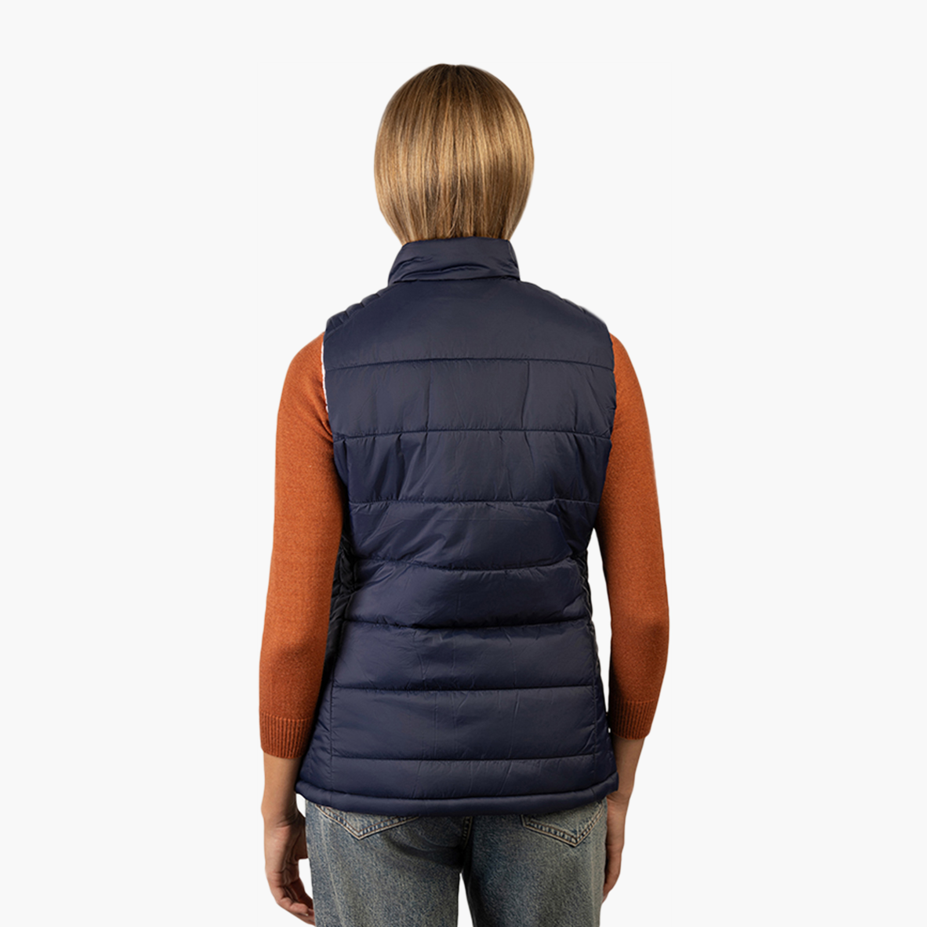 جاكيت جيليه نسائي سادة برقبة عالية وبدون أكمام بيفرلي هيلز بولو كلوب-women-winterwear-coatsandjackets-jackets-image-4