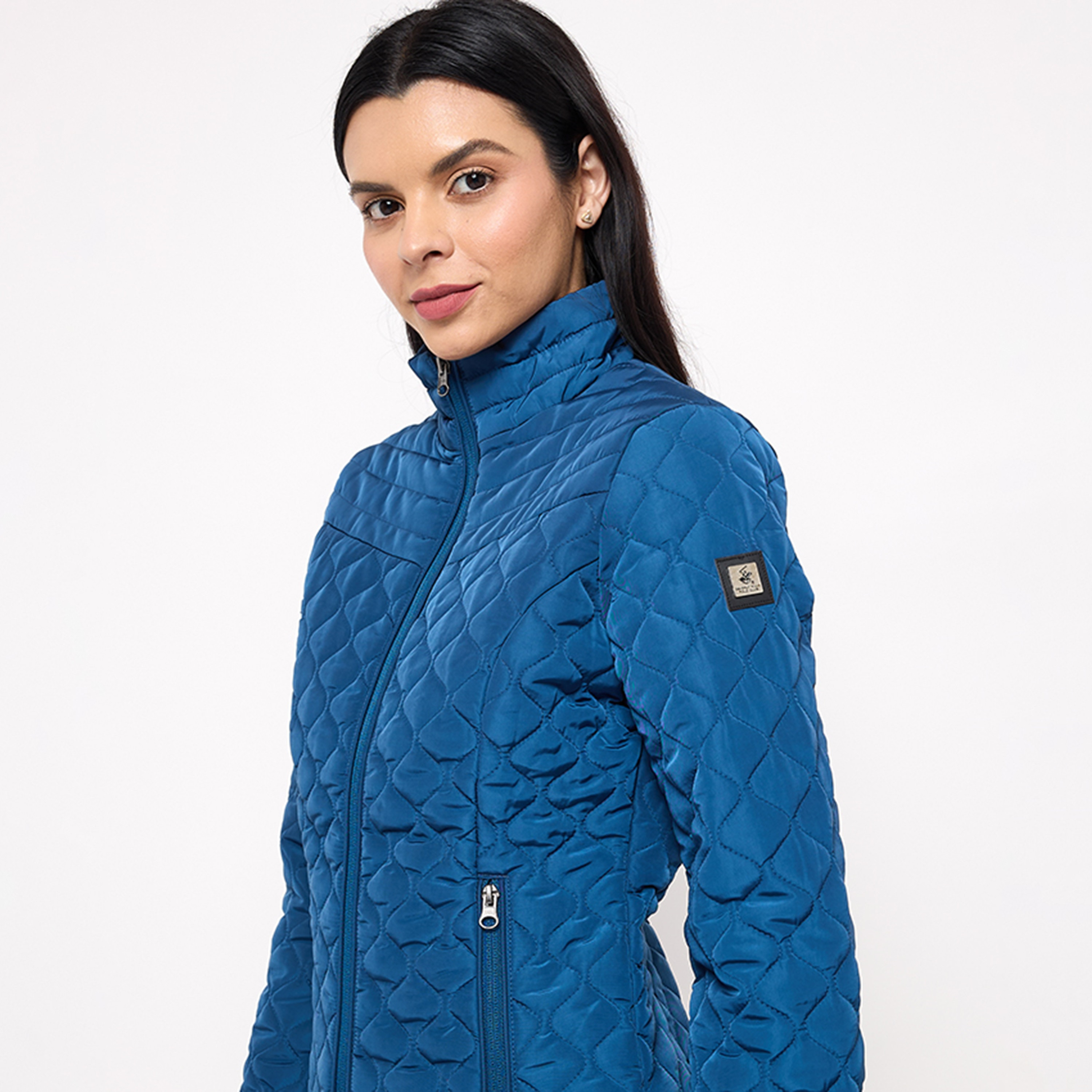 جاكيت نسائي مبطن بياقة عالية وأكمام طويلة من بيفرلي هيلز بولو كلوب-women-winterwear-coatsandjackets-jackets-image-7