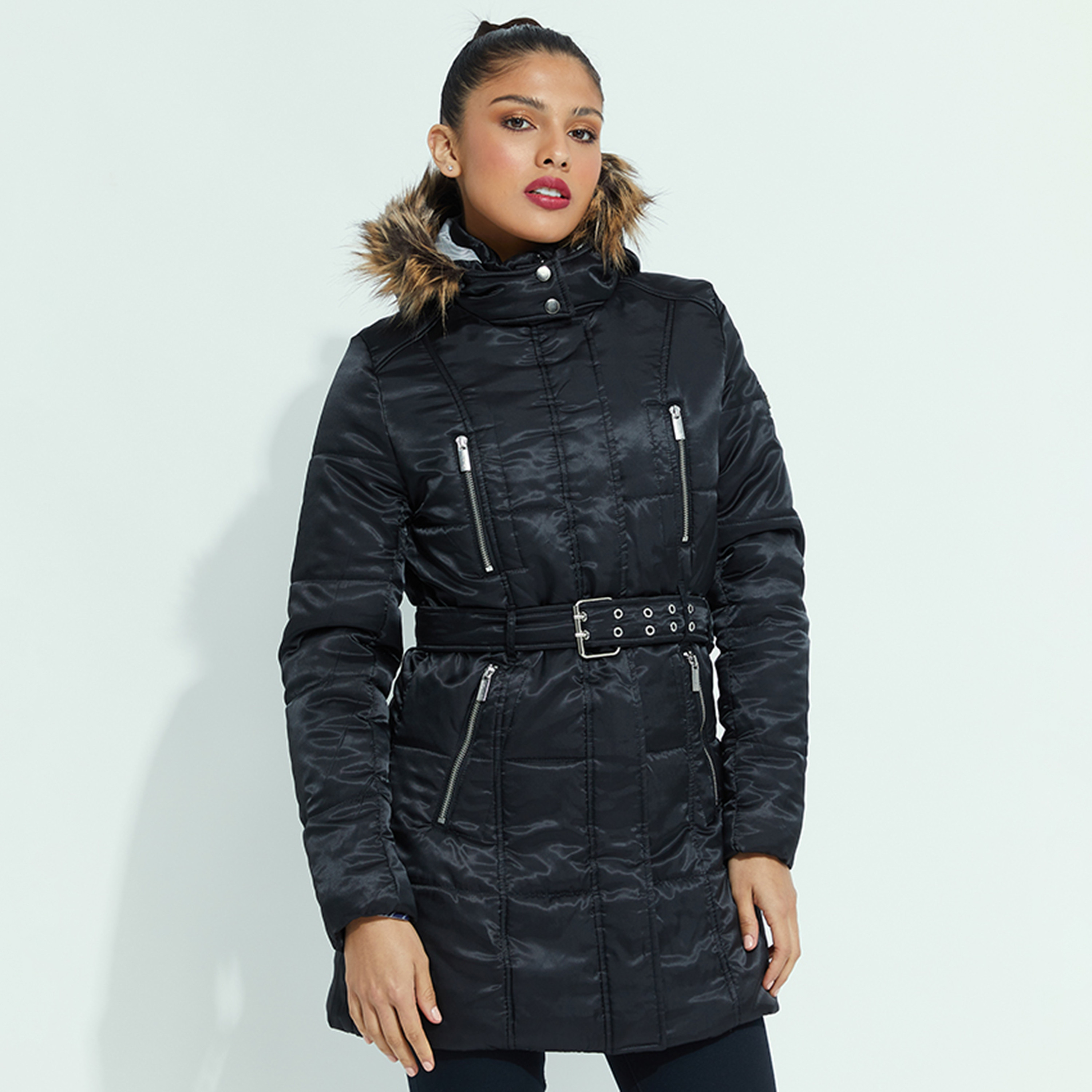 Beverly Hills Polo Club Women's Solid Parka Jacket-PROMO_CP_BHPC_101125-image-1