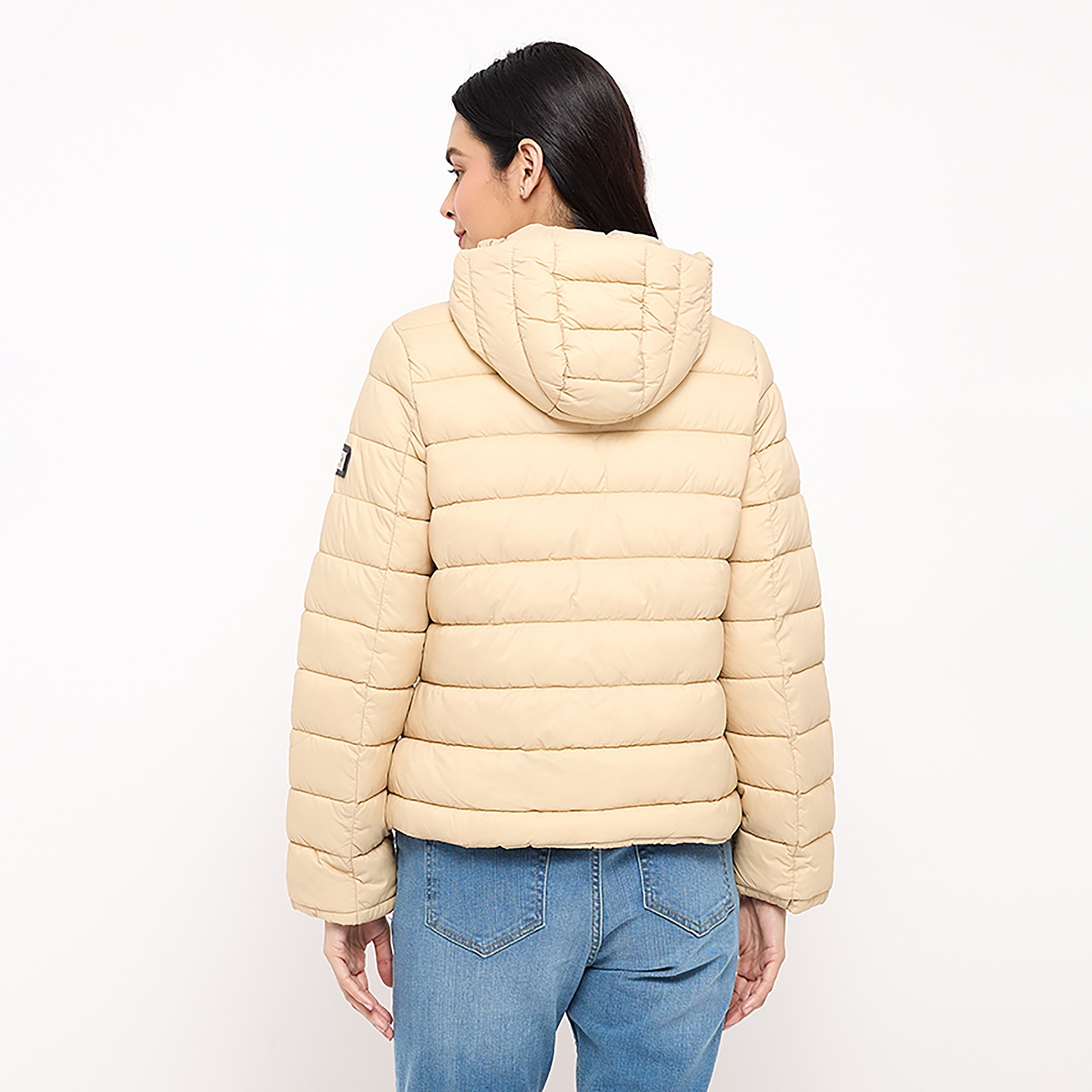 جاكيت نسائي منفوخ بأكمام طويلة وياقة بغطاء رأس من بيفرلي هيلز بولو كلوب-women-clothing-coatsandjackets-jackets-image-4