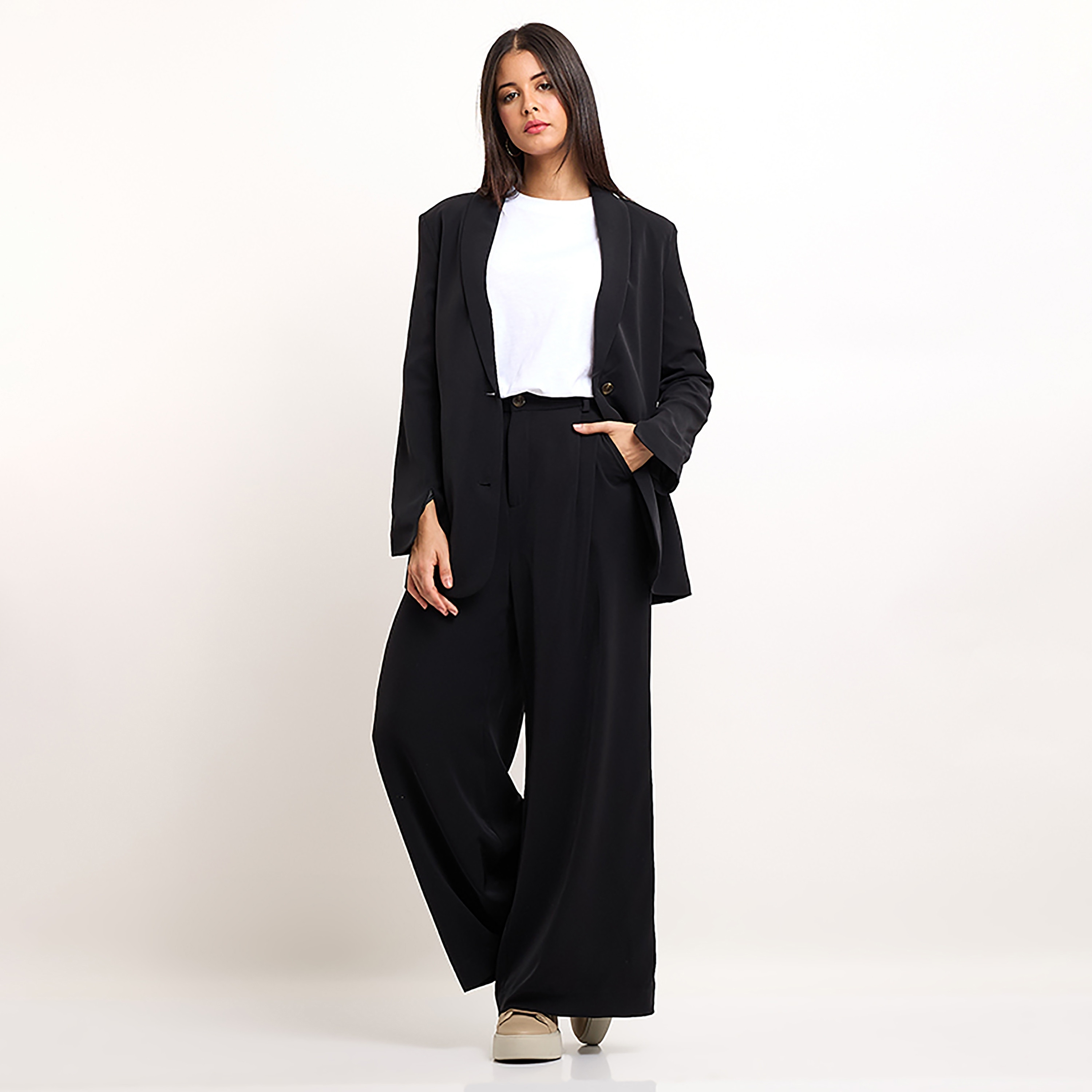 سترة بيفرلي هيلز بولو كلوب بياقة طية صدر السترة وأكمام طويلة للنساء-women-clothing-coatsandjackets-blazers-image-6