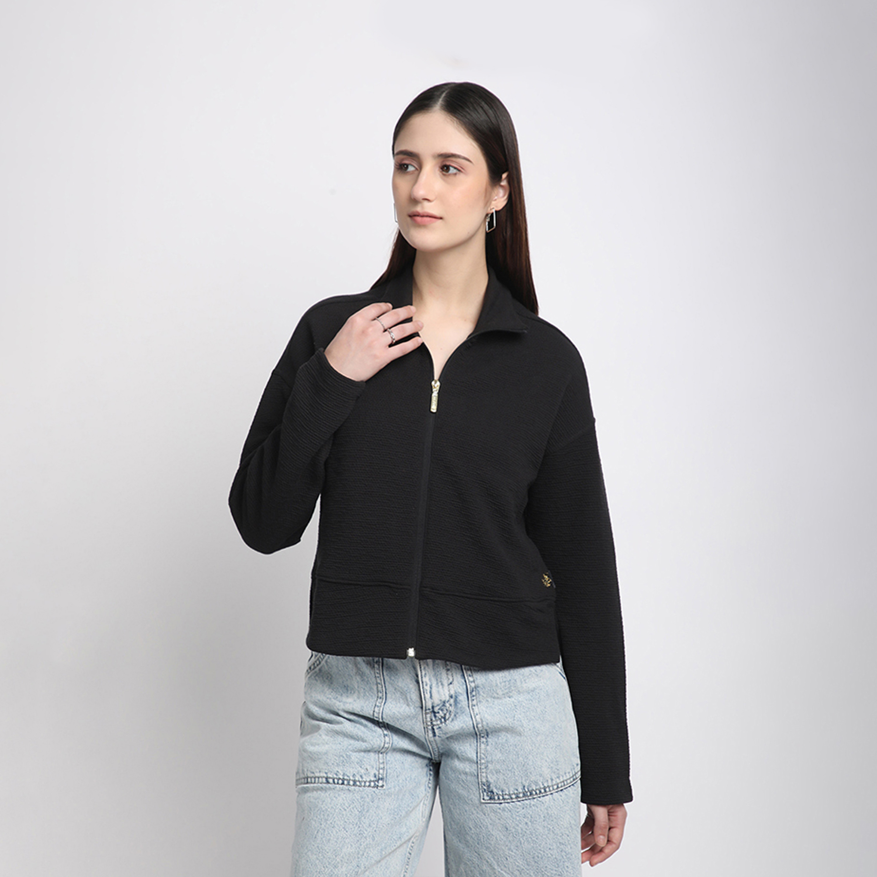 Buy Women s Beverly Hills Polo Club Women s Jacket with Front Zip Closure Online Centrepoint KSA