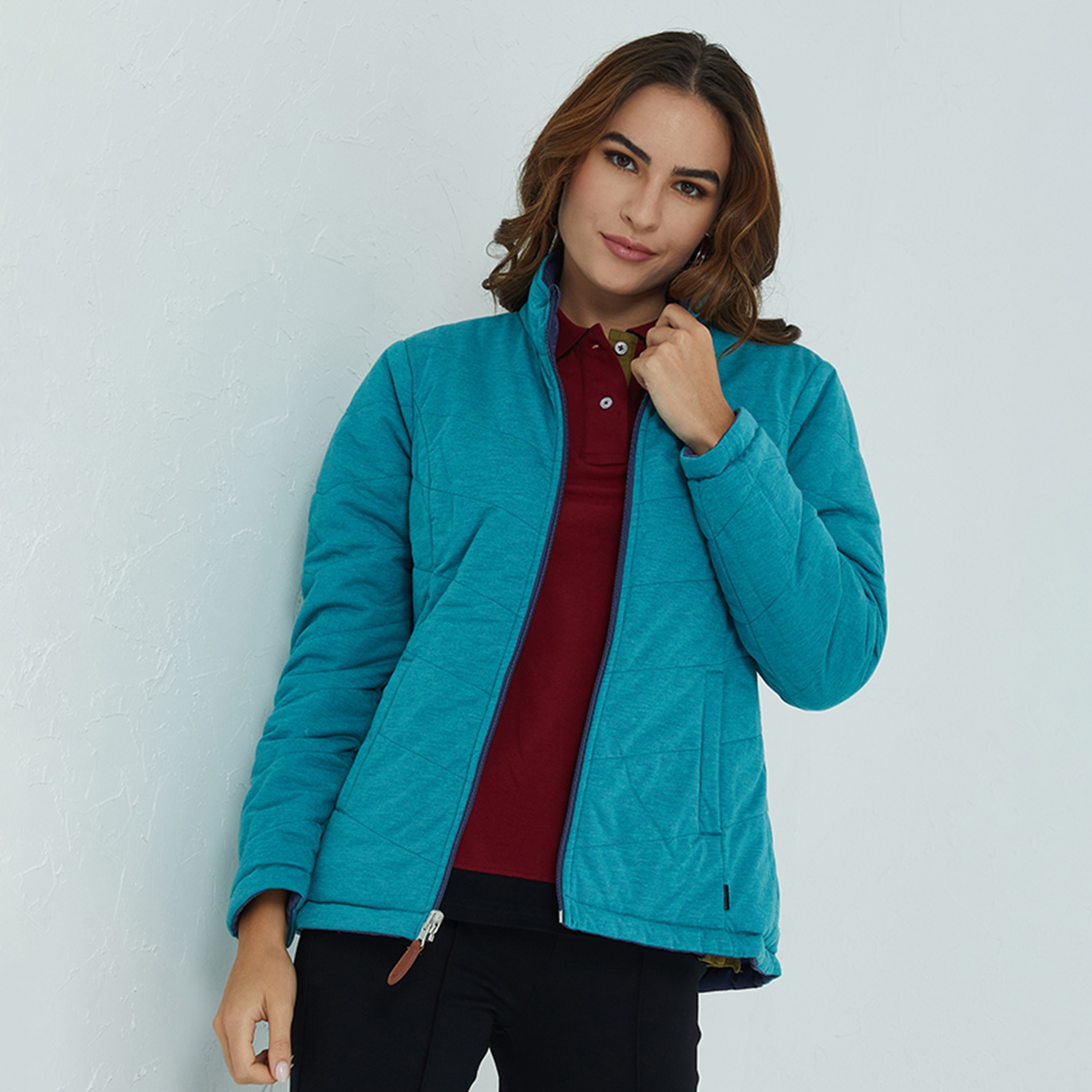سترة بومبر نسائية مبطنة بأكمام طويلة وياقة عالية من بيفرلي هيلز بولو كلوب-women-winterwear-coatsandjackets-jackets-image-1