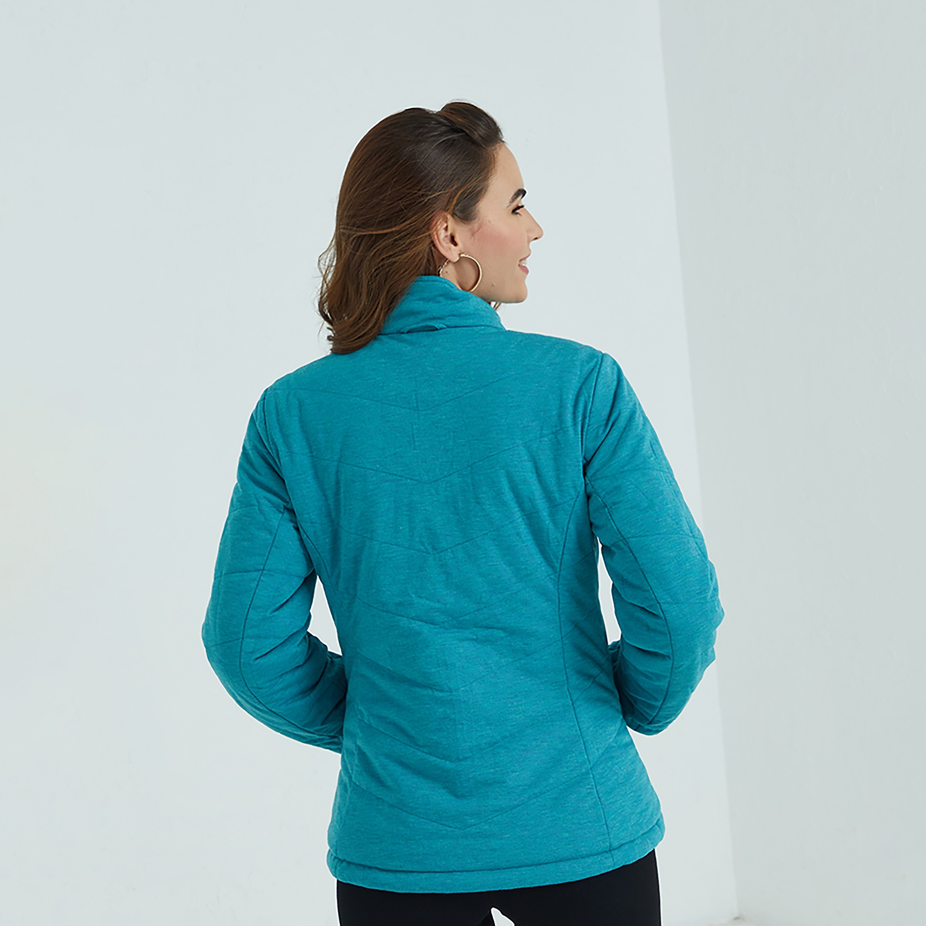 Beverly Hills Polo Club Quilted High Neck Long Sleeves Women's Bomber Jacket-women-winterwear-coatsandjackets-jackets-image-4