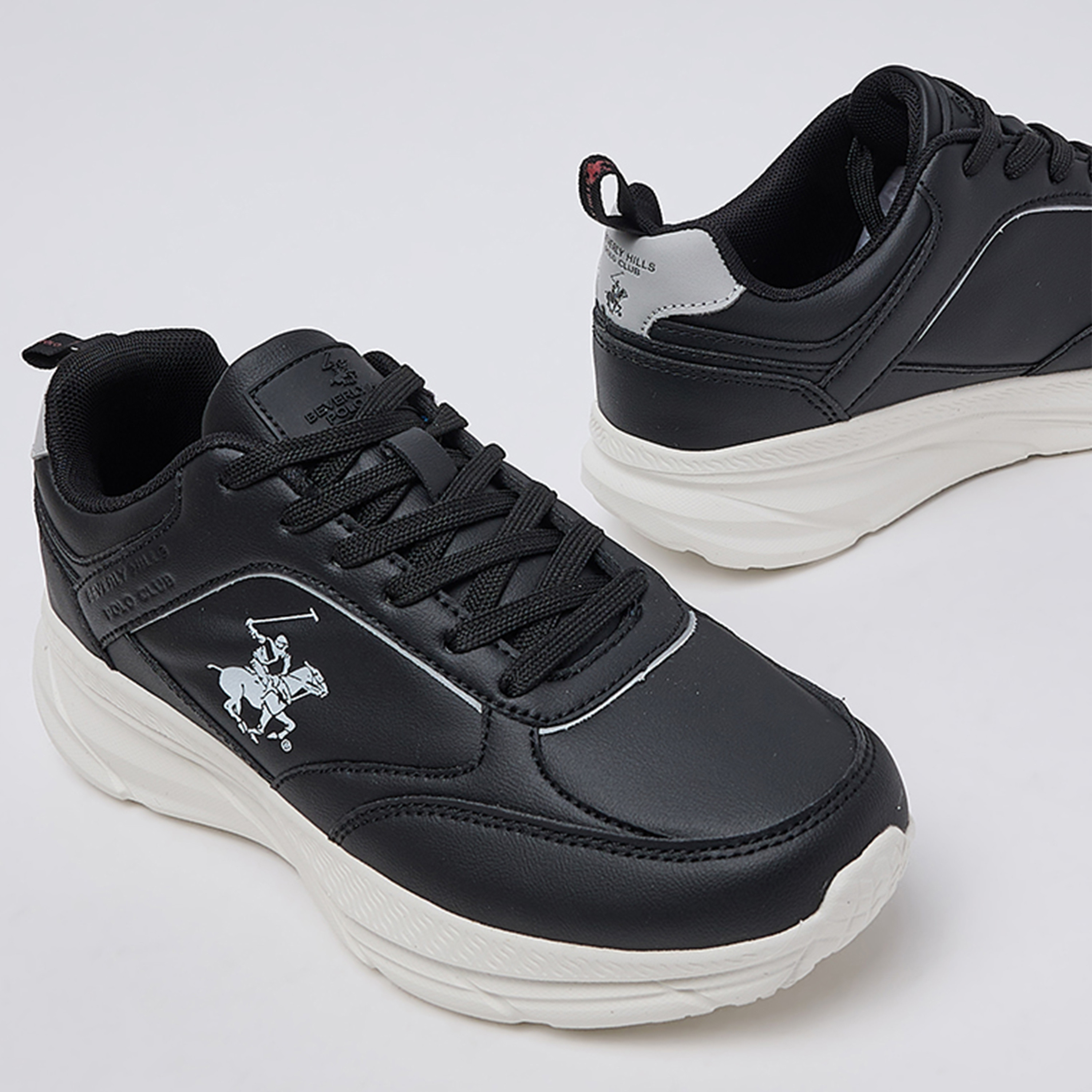 Beverly Hills Polo Club Women's Lace-Up Low Ankle Sneakers | BPLR24082W-women-shoes-sneakers-image-2