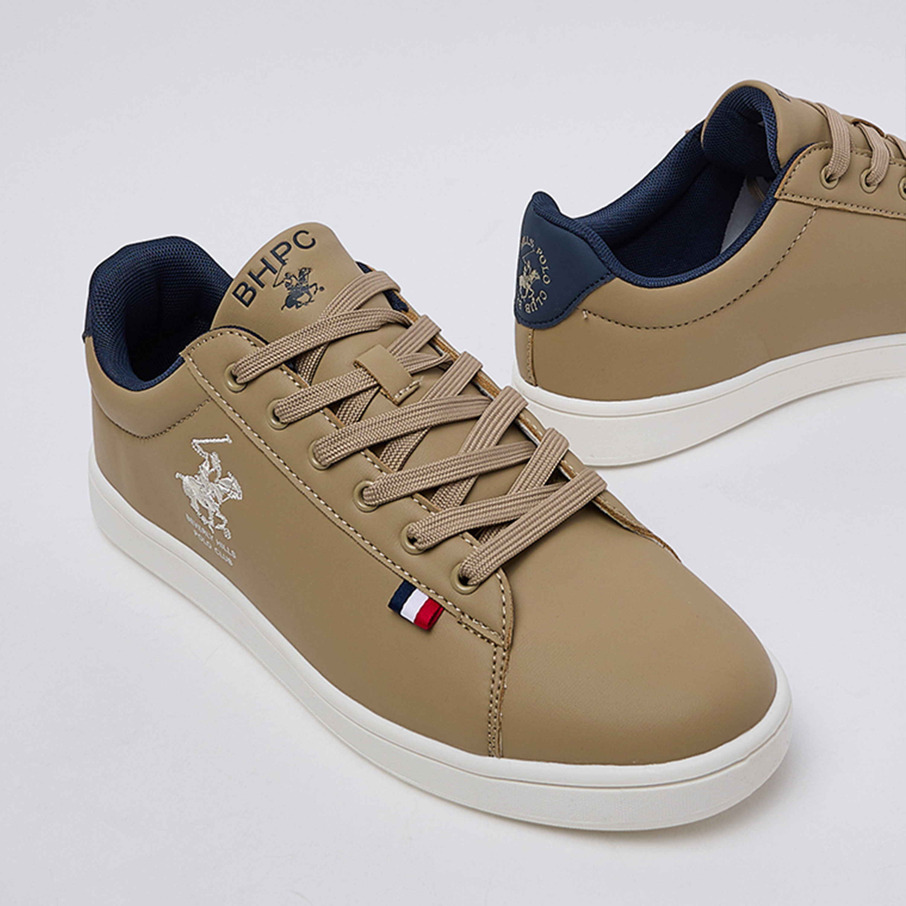 Beverly Hills Polo Club Men's Lace-Up Low Ankle Sneakers | BPLR24084-men-shoes-sneakers-image-2