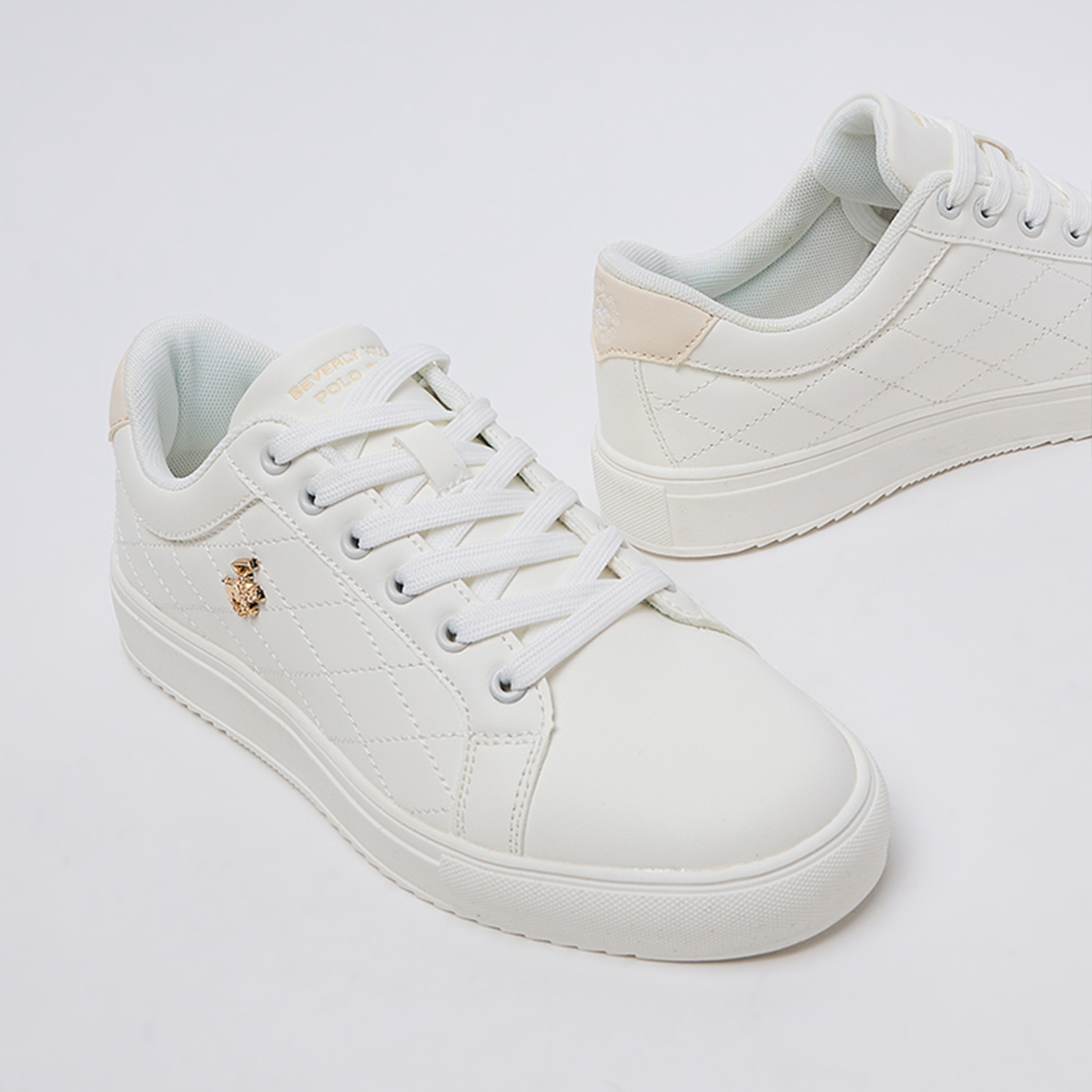 Beverly Hills Polo Club Women's Lace-Up Low Ankle Sneakers | BPLR24088W-women-shoes-sneakers-image-7