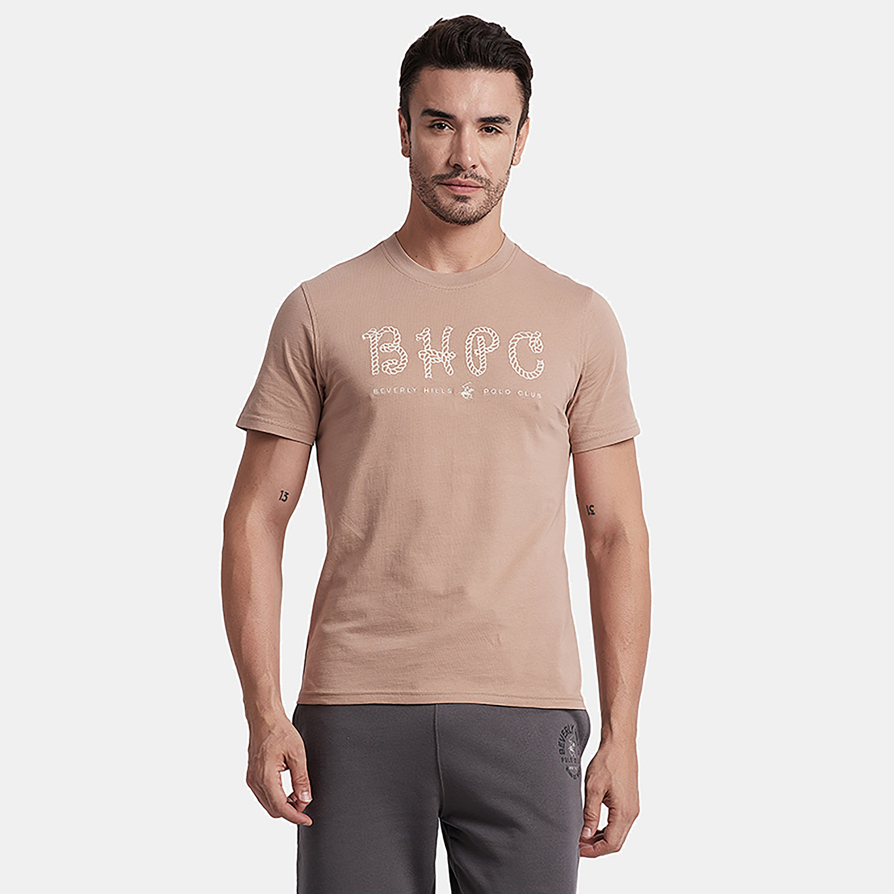 Beverly Hills Polo Club Embroidered Logo Crew Neck Short Sleeves T-Shirt-men-clothing-tshirtsandpolos-tshirts-image-1