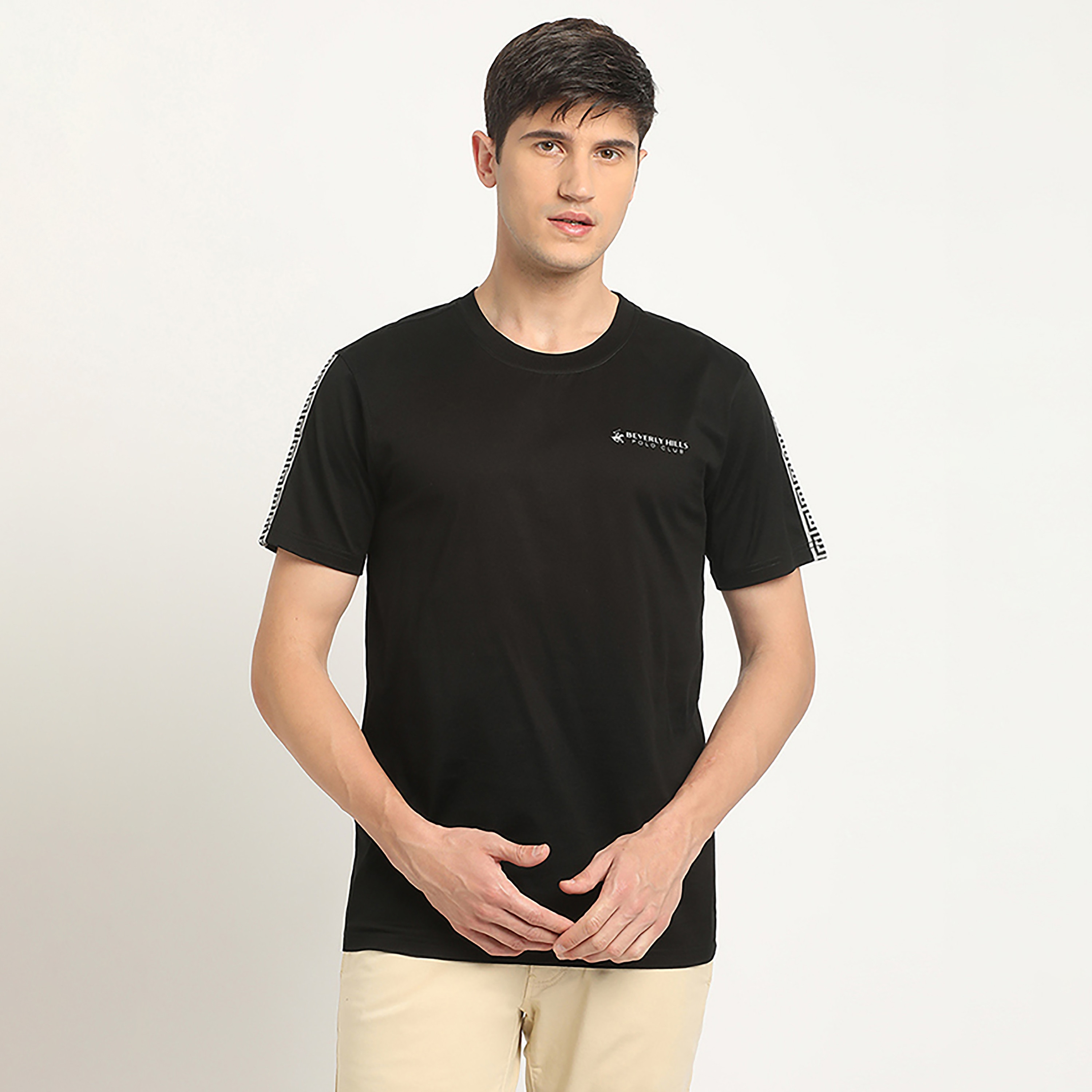 Beverly Hills Polo Club Plain Crew Neck Short Sleeves T-Shirt-PROMO_CP_BHPC_101125-image-1