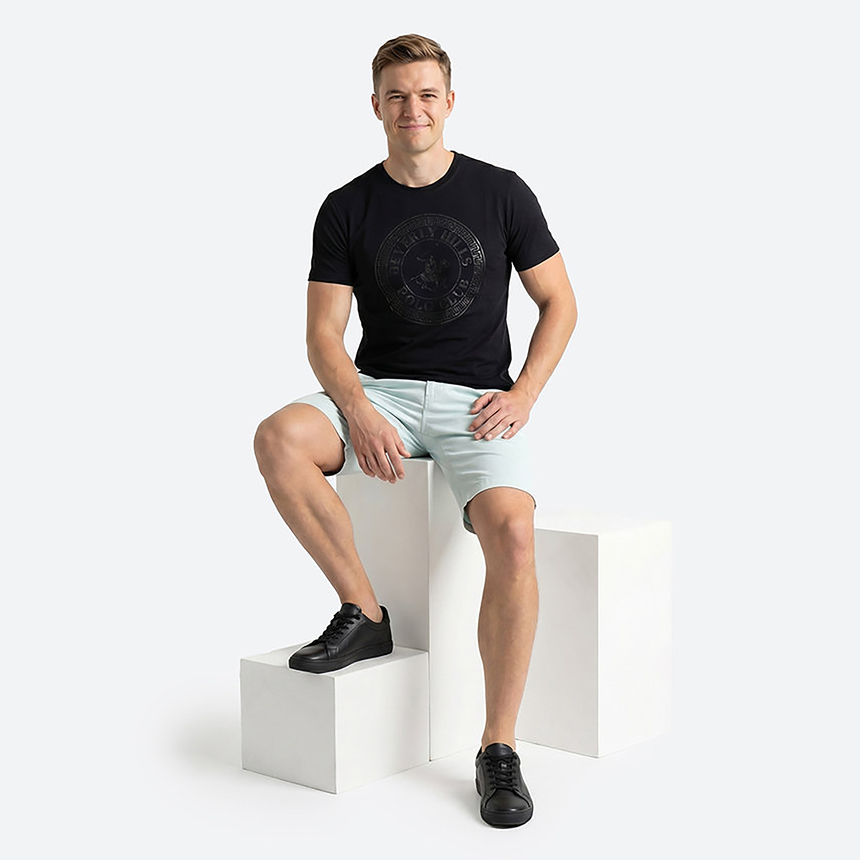 Beverly Hills Polo Club Graphic Print Crew Neck Short Sleeves Men's T-Shirt-men-clothing-tshirtsandpolos-tshirts-image-2