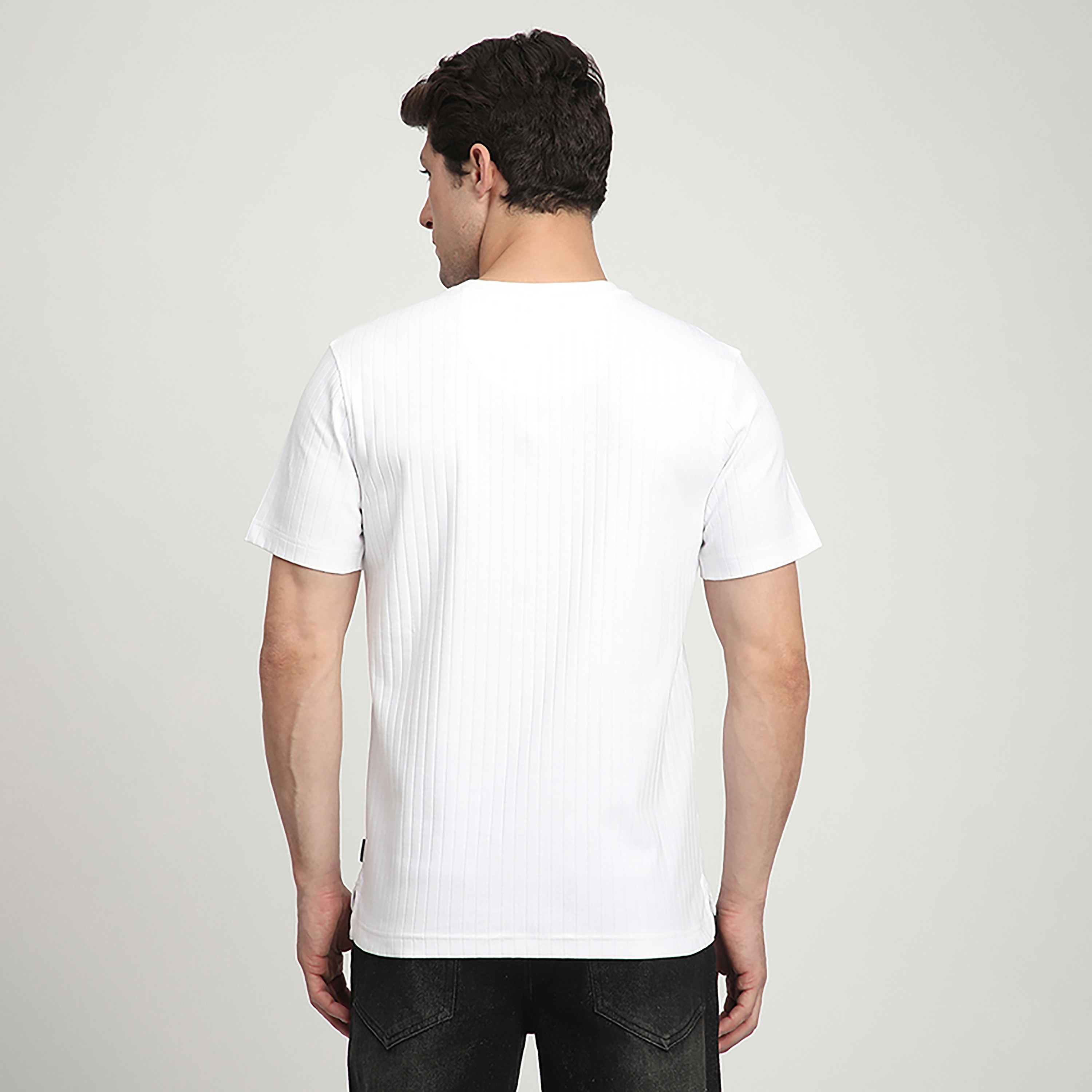 Beverly Hills Polo Club Ribbed Round Neck Short Sleeves Men's T-Shirt-men-clothing-tshirtsandpolos-tshirts-image-4