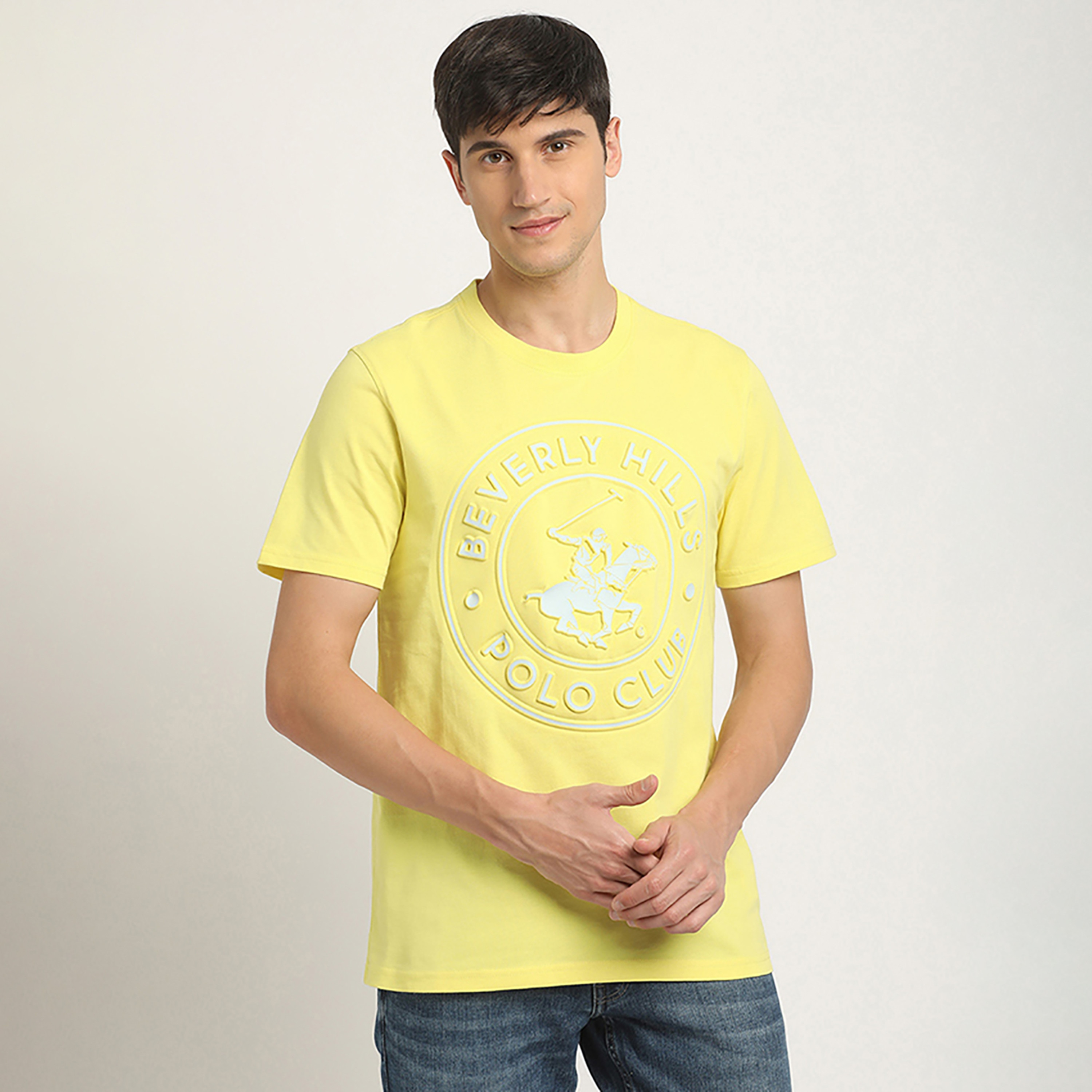 تي شيرت بيفرلي هيلز بولو كلوب بياقة مستديرة وأكمام قصيرة مع شعار-men-clothing-tshirtsandpolos-tshirts-image-5