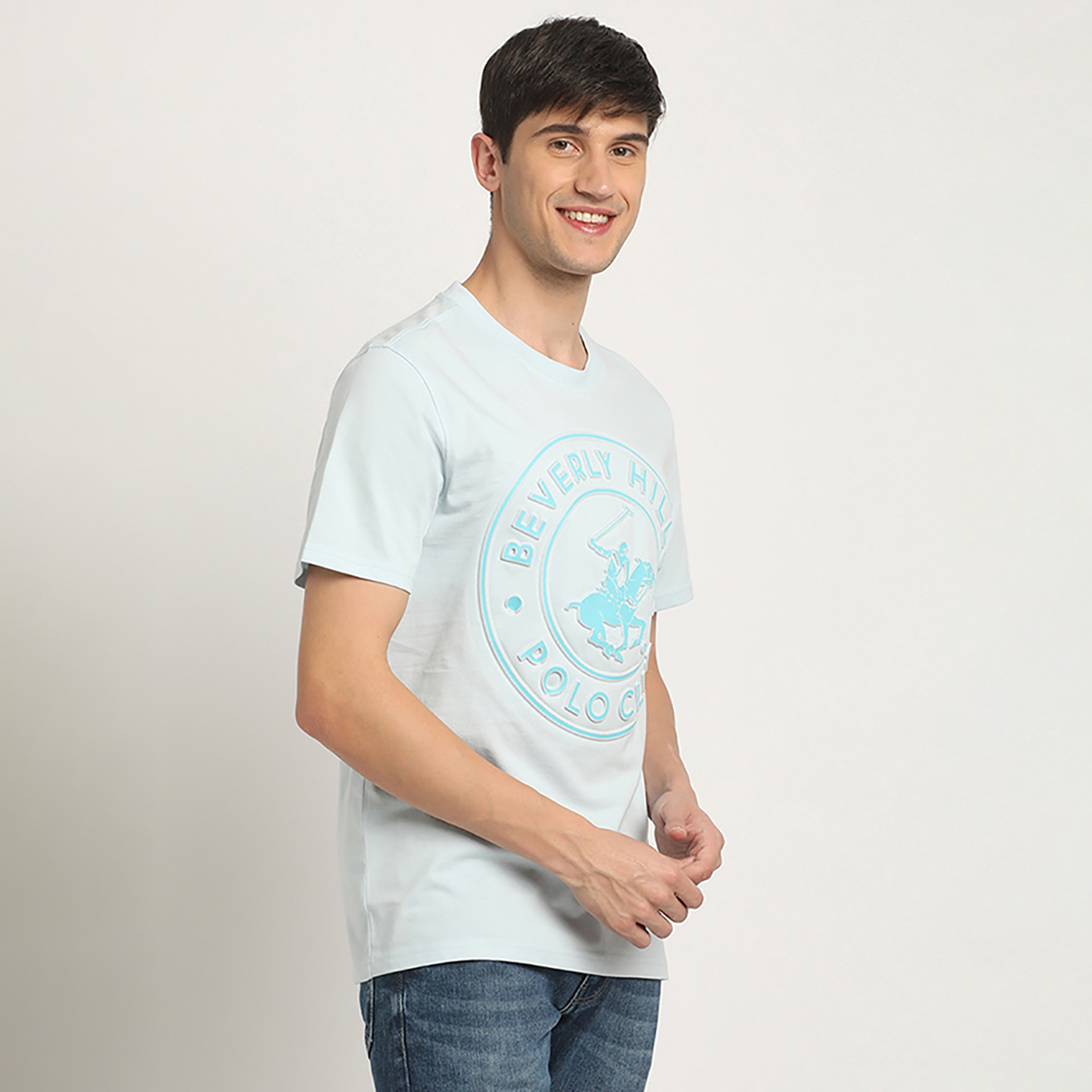تي شيرت بيفرلي هيلز بولو كلوب بياقة مستديرة وأكمام قصيرة مع شعار-men-clothing-tshirtsandpolos-tshirts-image-3