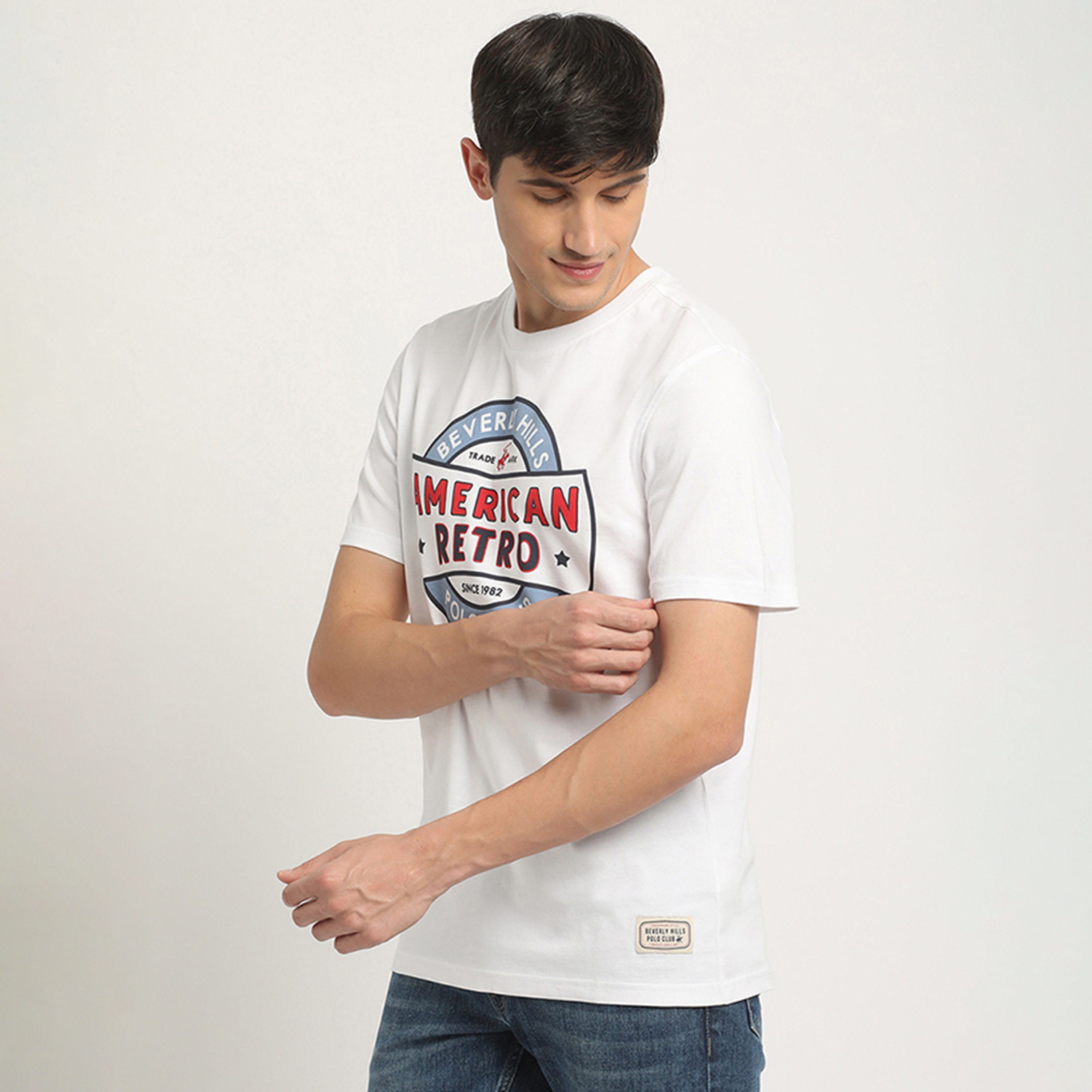 تي شيرت بيفرلي هيلز بولو كلوب بياقة مستديرة وأكمام قصيرة مع مطبوع-men-clothing-tshirtsandpolos-tshirts-image-6