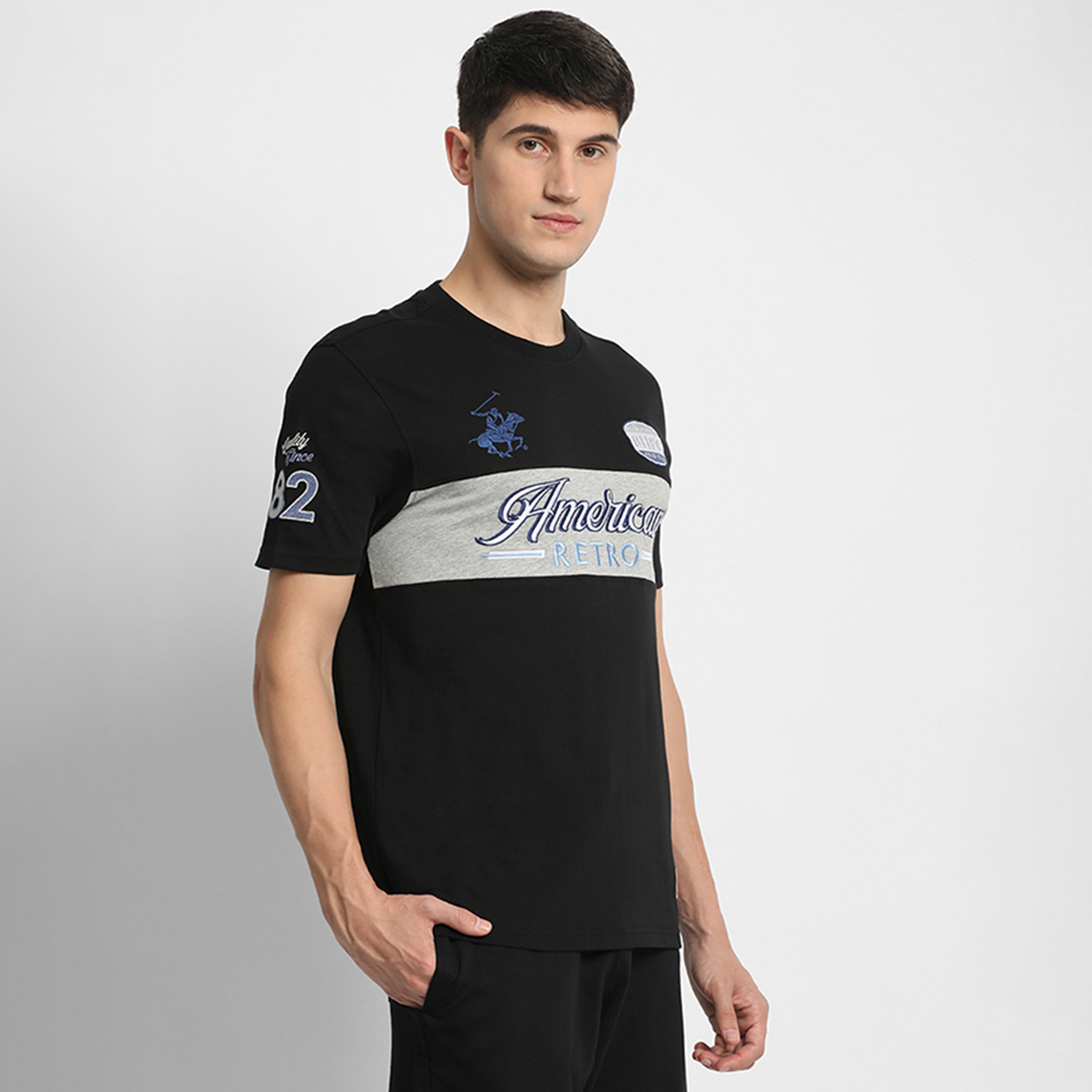 تي شيرت بيفرلي هيلز بولو كلوب بياقة مستديرة وأكمام قصيرة مع مطبوع-men-clothing-tshirtsandpolos-tshirts-image-3
